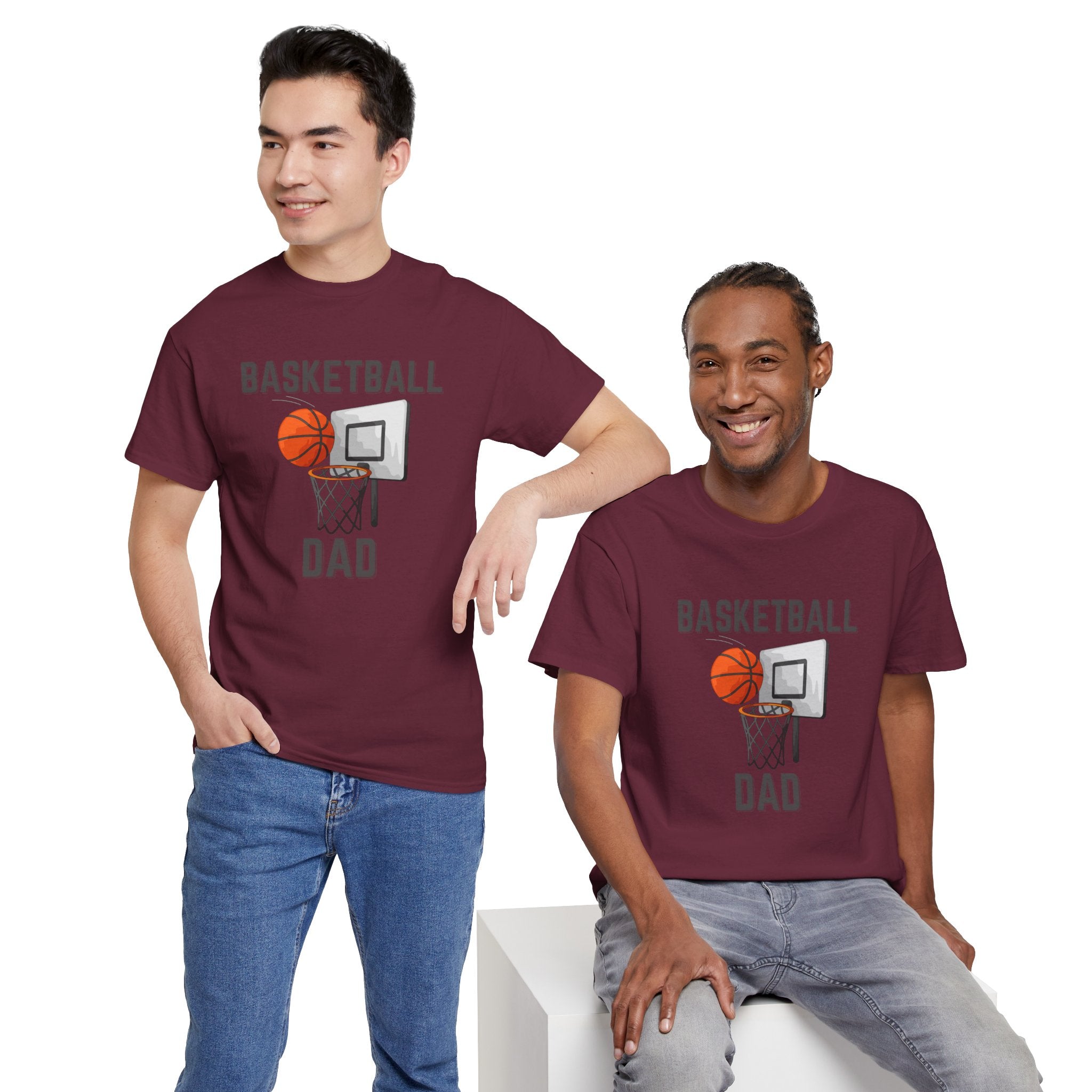 Basketball Dad T-Shirt — Dad Gift, Basketball Coach & Game Day Tee