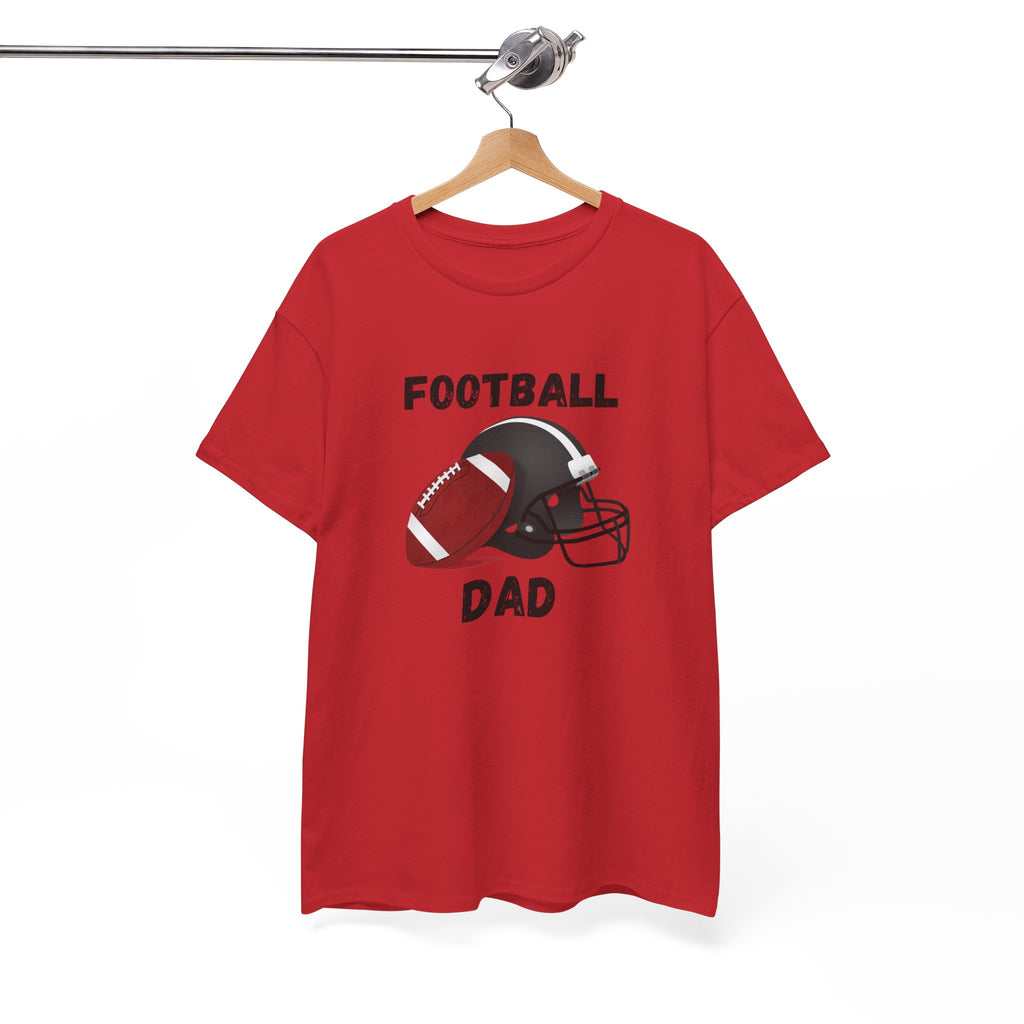 Football Dad T-Shirt — Classic Football & Helmet Tee for Proud Dads