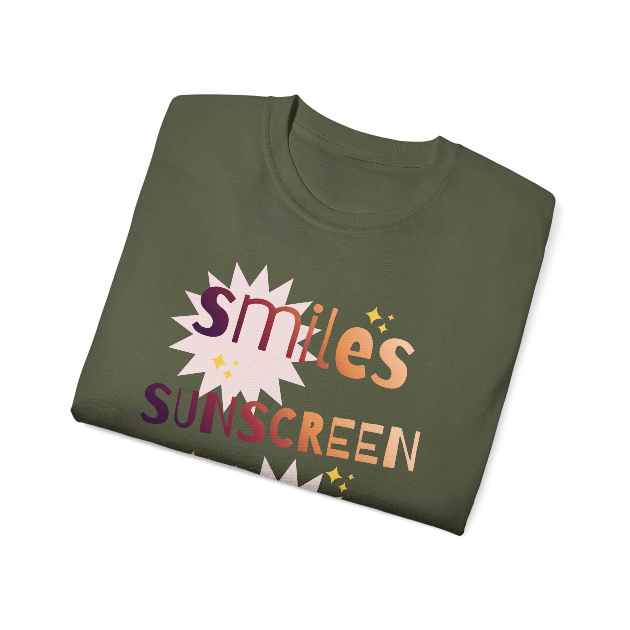 Smiles Sunscreen Shenanigans Tee — Fun Summer Beach Shirt