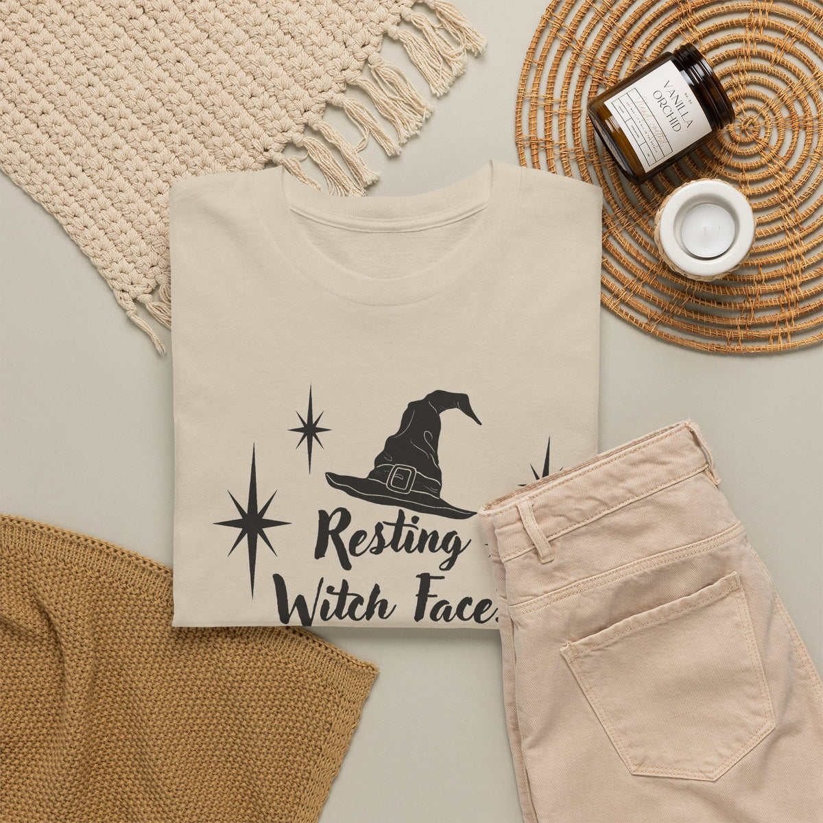 Witch T-Shirt - “Resting Witch Face? Naw, I’m Just Tired” Halloween Tee