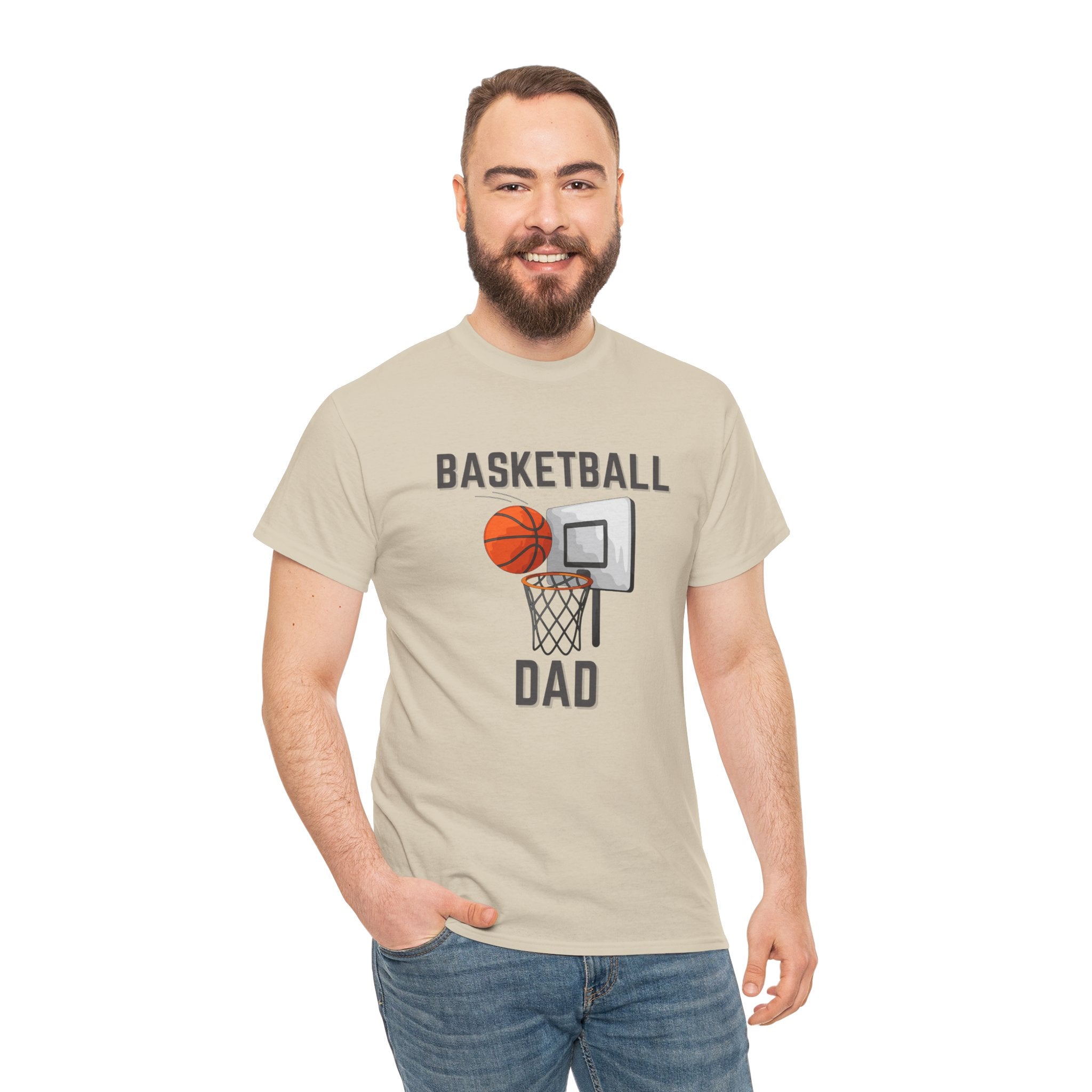 Basketball Dad T-Shirt — Dad Gift, Basketball Coach & Game Day Tee