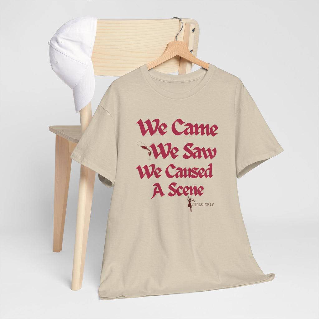 We Came We Saw We Caused A Scene T‑Shirt
