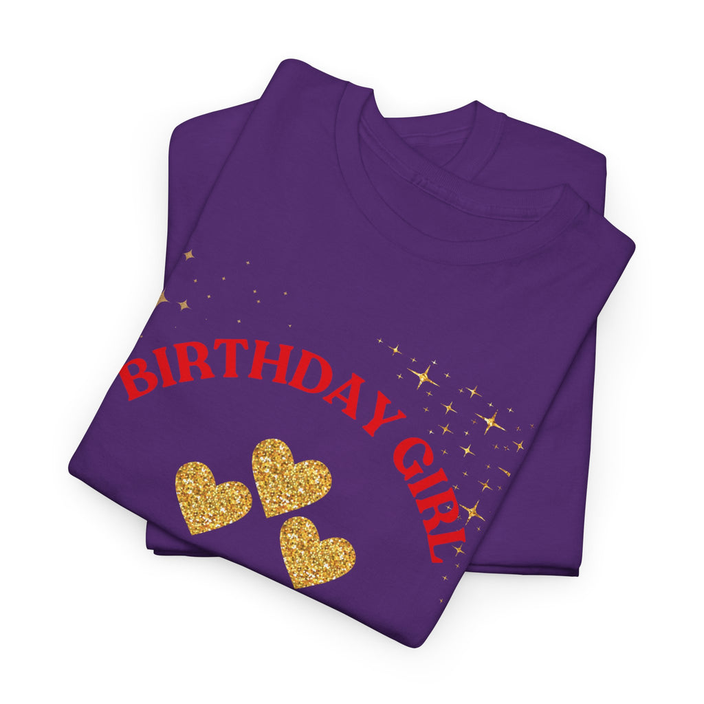 Birthday Girl Tee — "No Apologies" Graphic Birthday Shirt