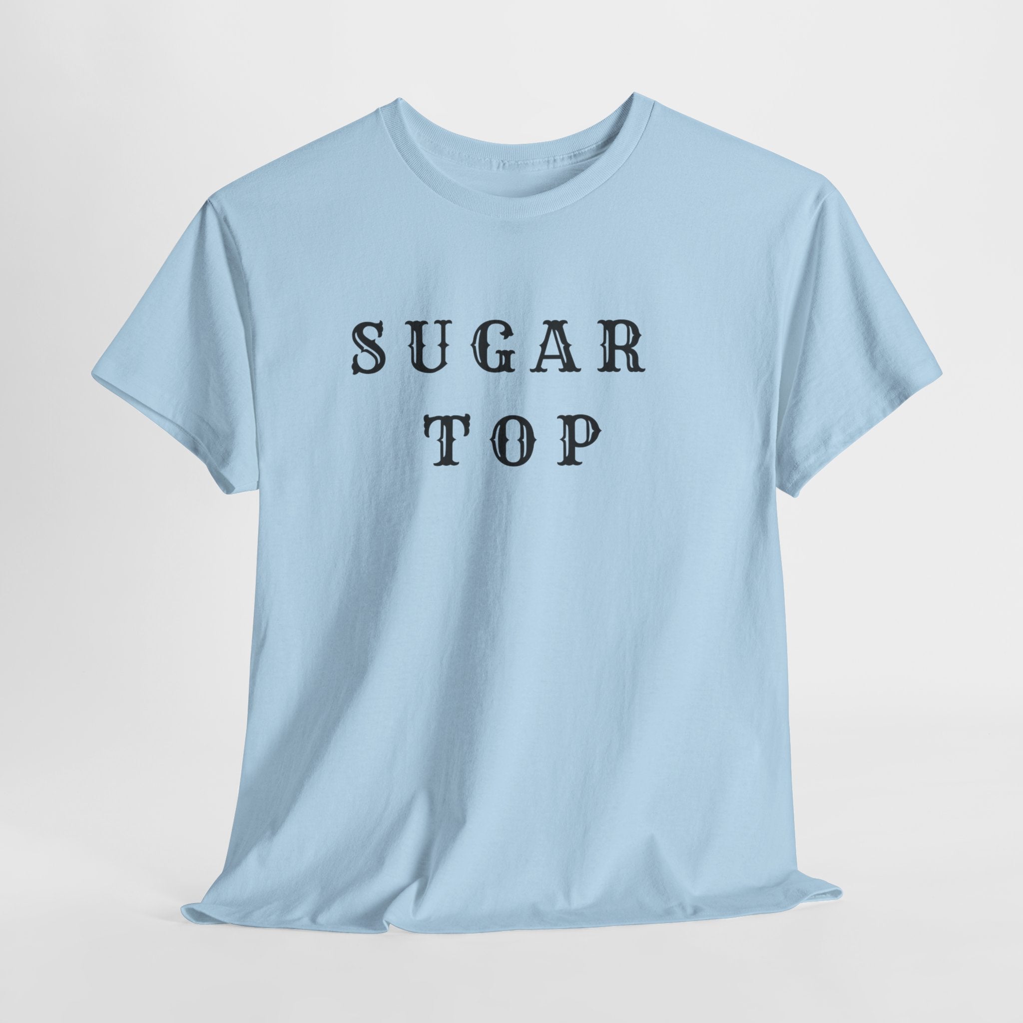 Sugar Top Minimalist Unisex Heavy Cotton Tee