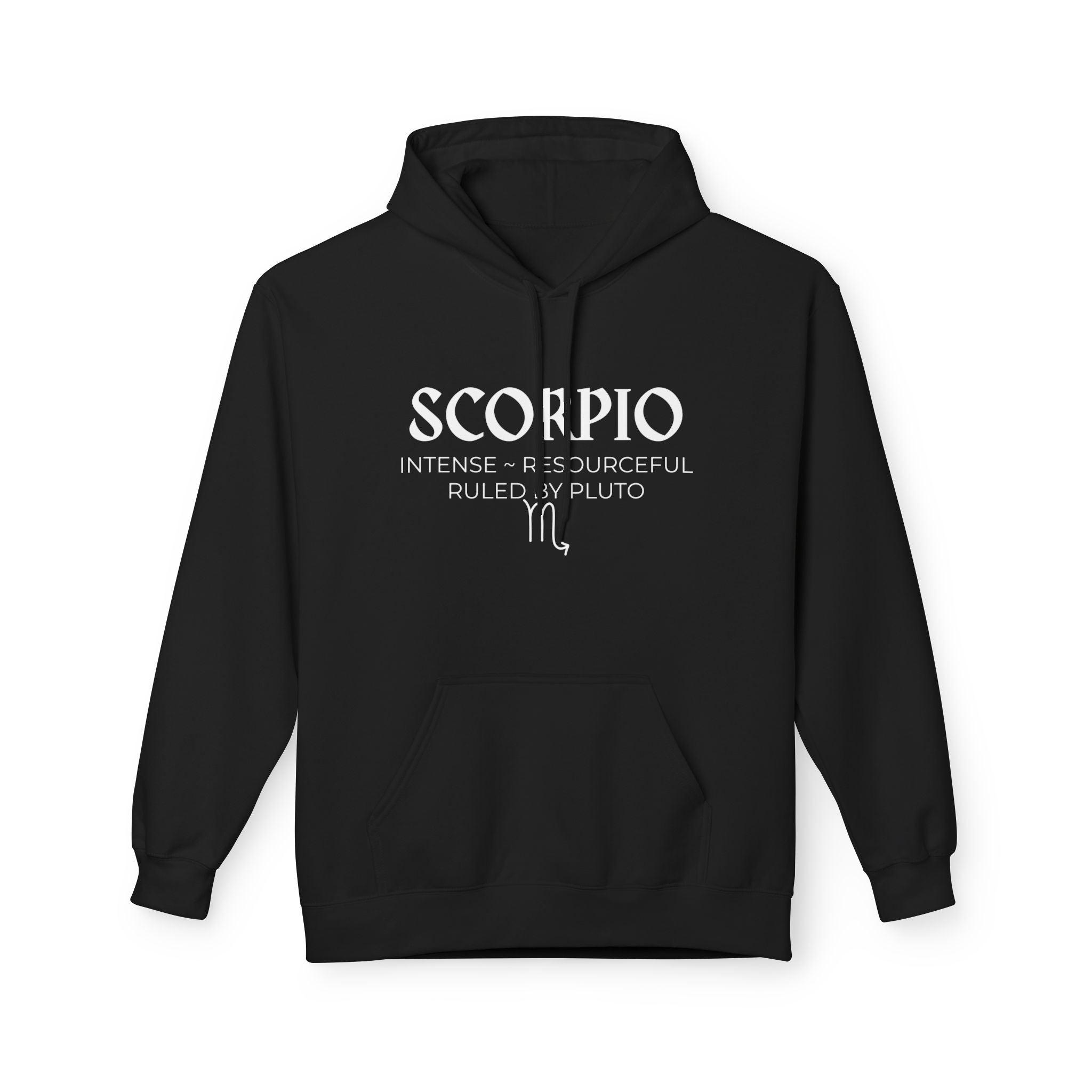 Scorpio Stylish Fleece Hoodie with Artistic Design for Comfort