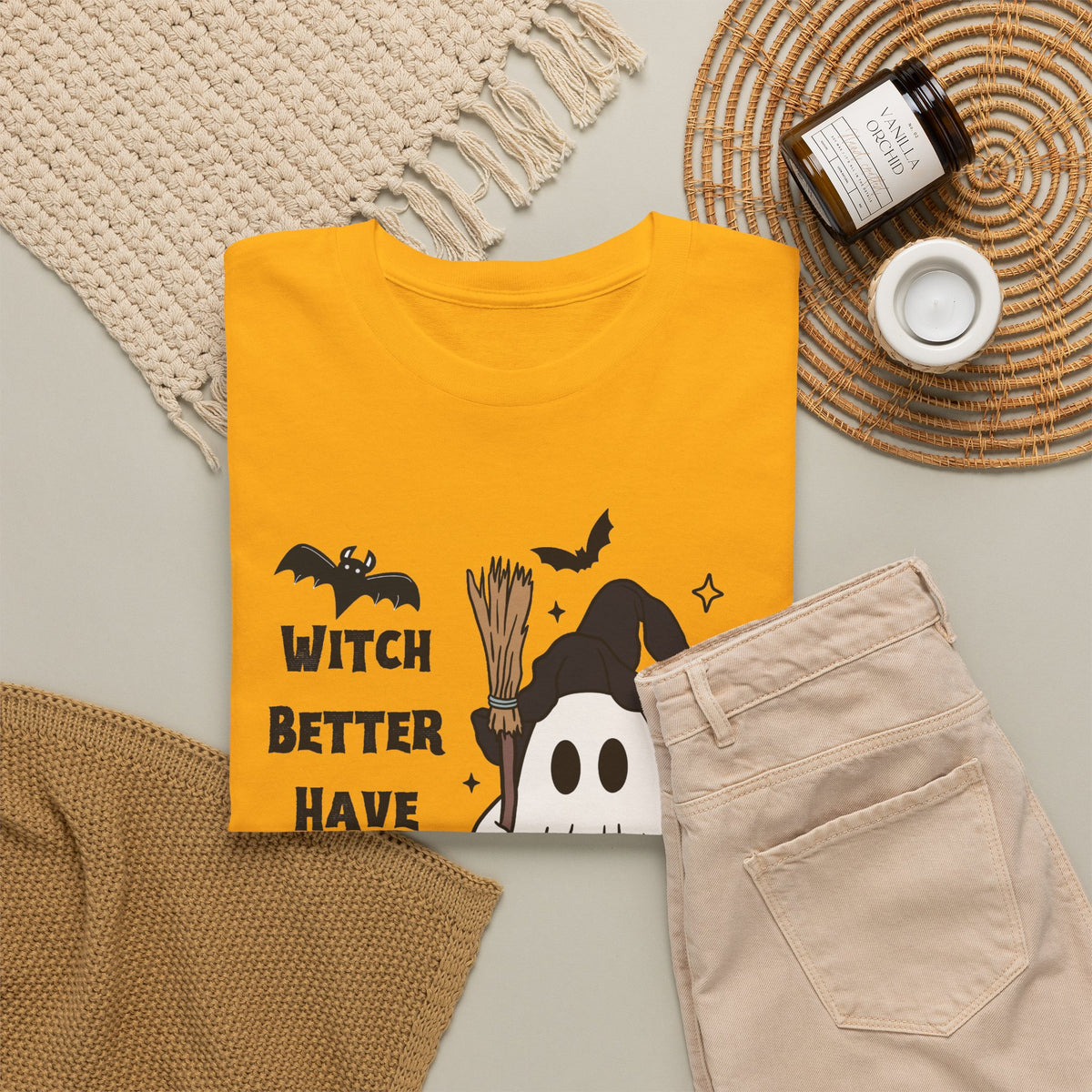 Witch Better Have My Candy Unisex Heavy Cotton Tee