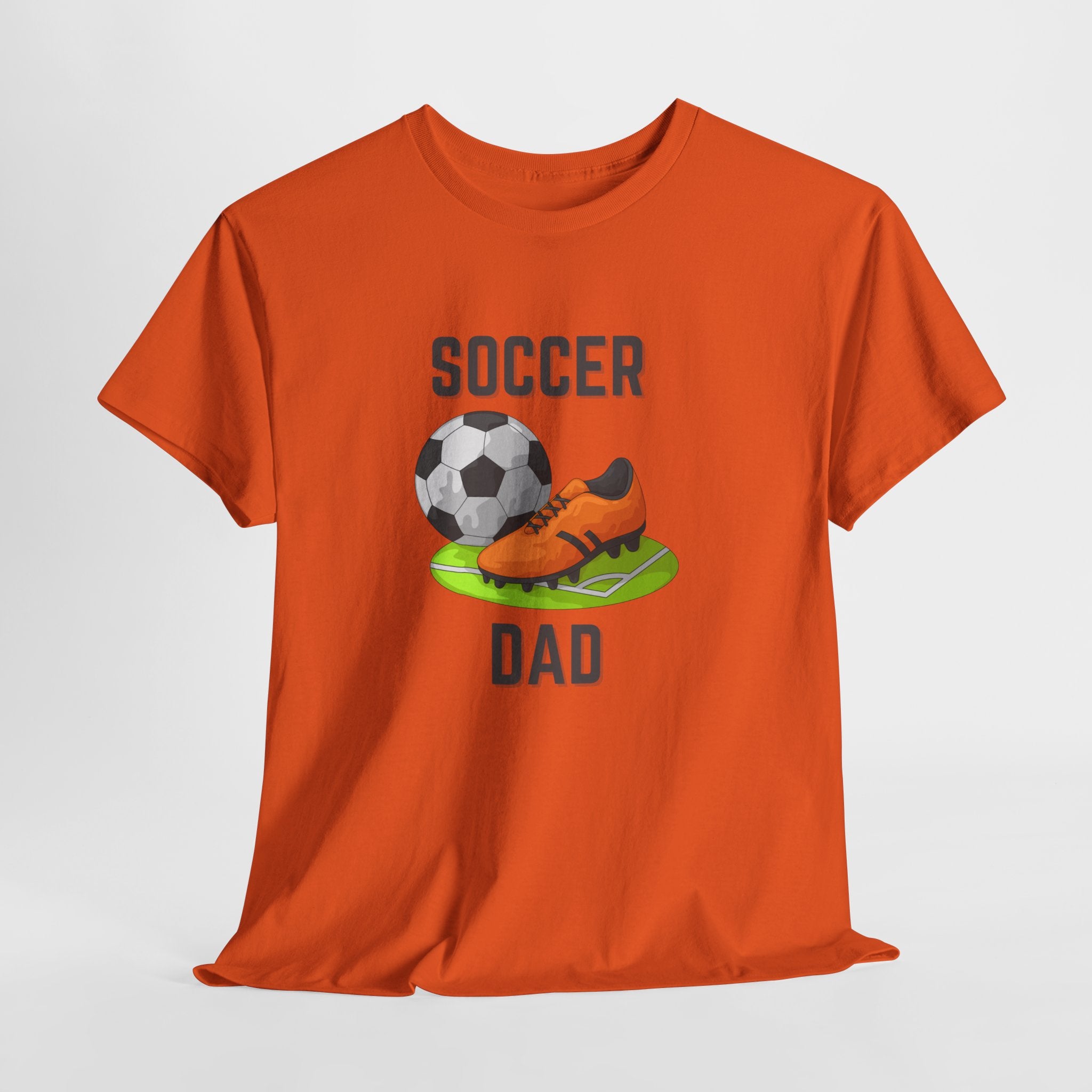 Soccer Dad T-Shirt – Graphic Soccer Ball & Cleat Tee, Father’s Day Gift