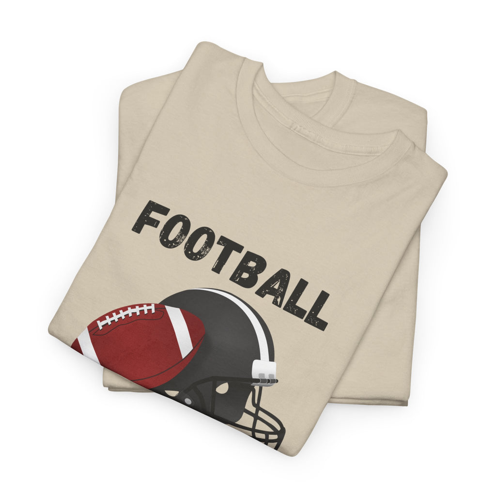 Football Dad T-Shirt — Classic Football & Helmet Tee for Proud Dads