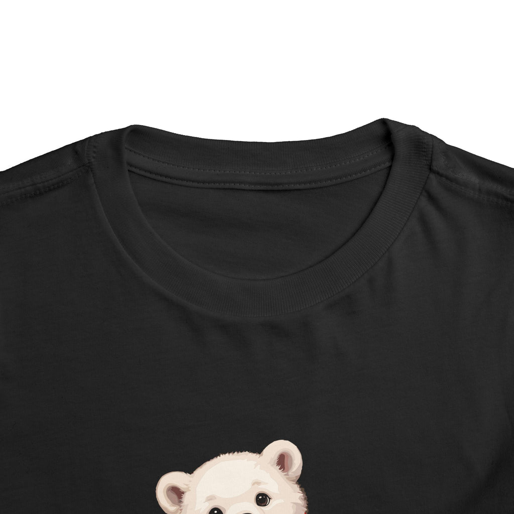 Ho Ho Ho Teddy Bear Christmas Toddler Short Sleeve Tee