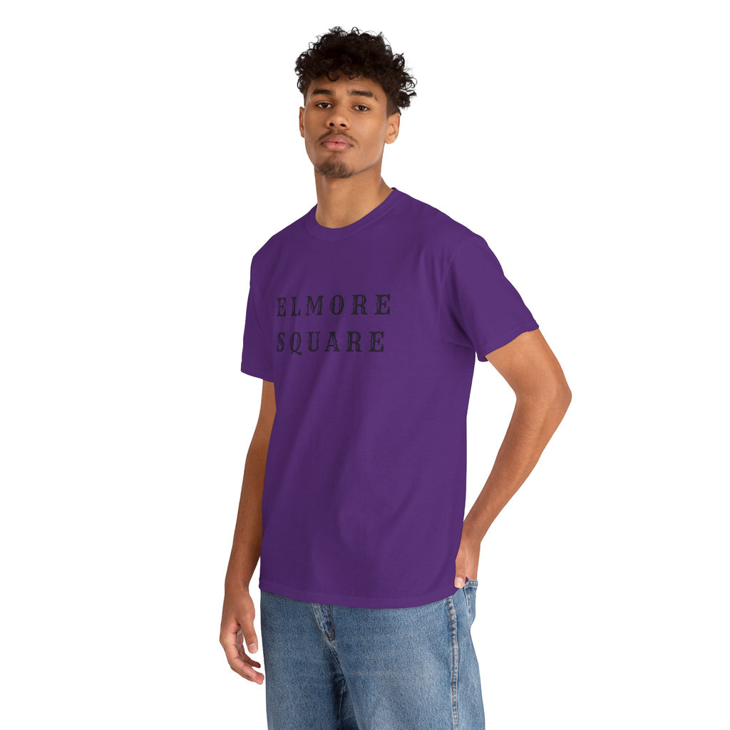 Elmore Square Vintage Text T-Shirt