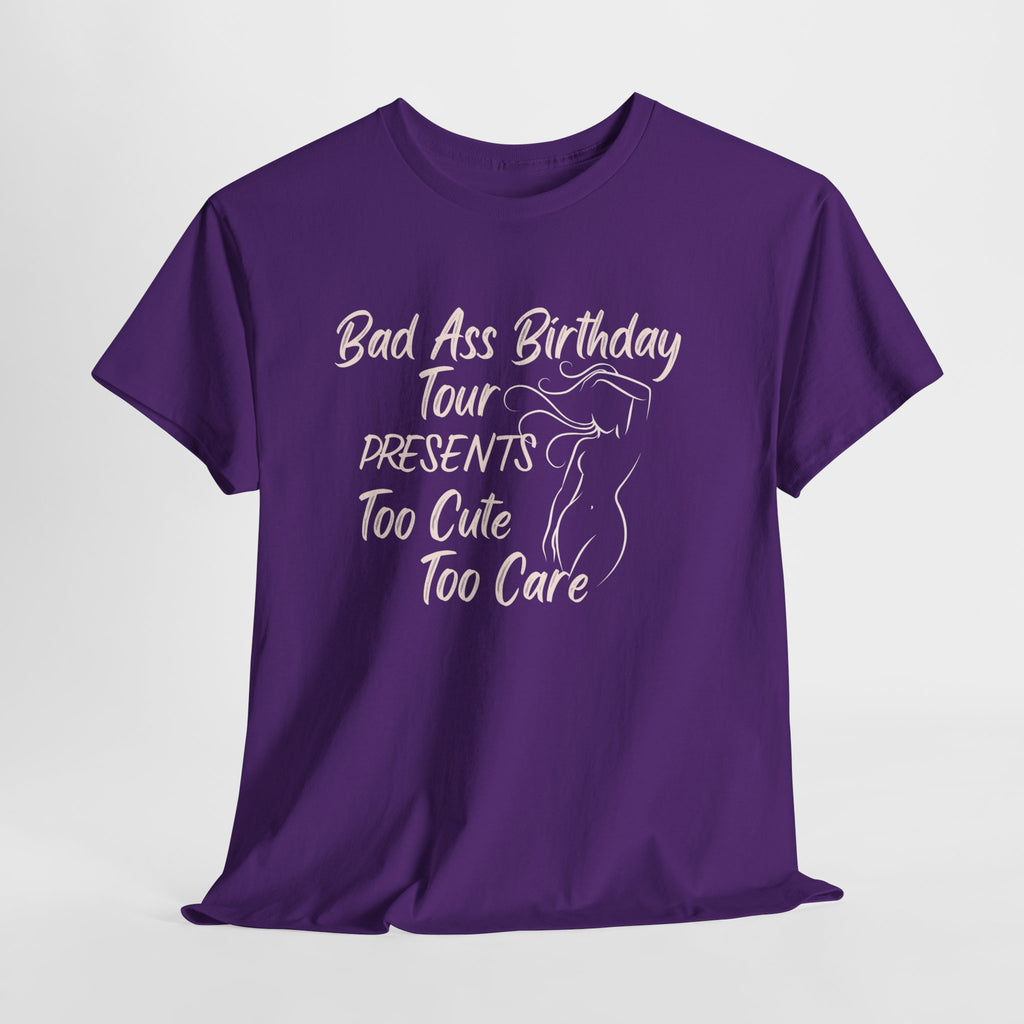 Birthday Tee — 'bad ass birthday tour' Graphic Shirt