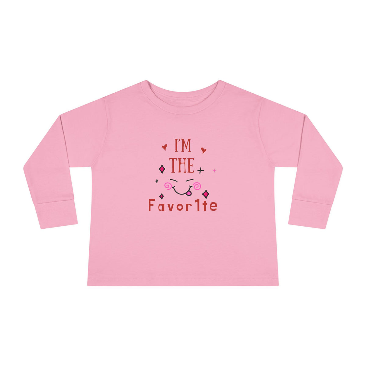 Toddler Long Sleeve Tee — "I'm the Favorite" Cute Kid’s Long-Sleeve Shirt