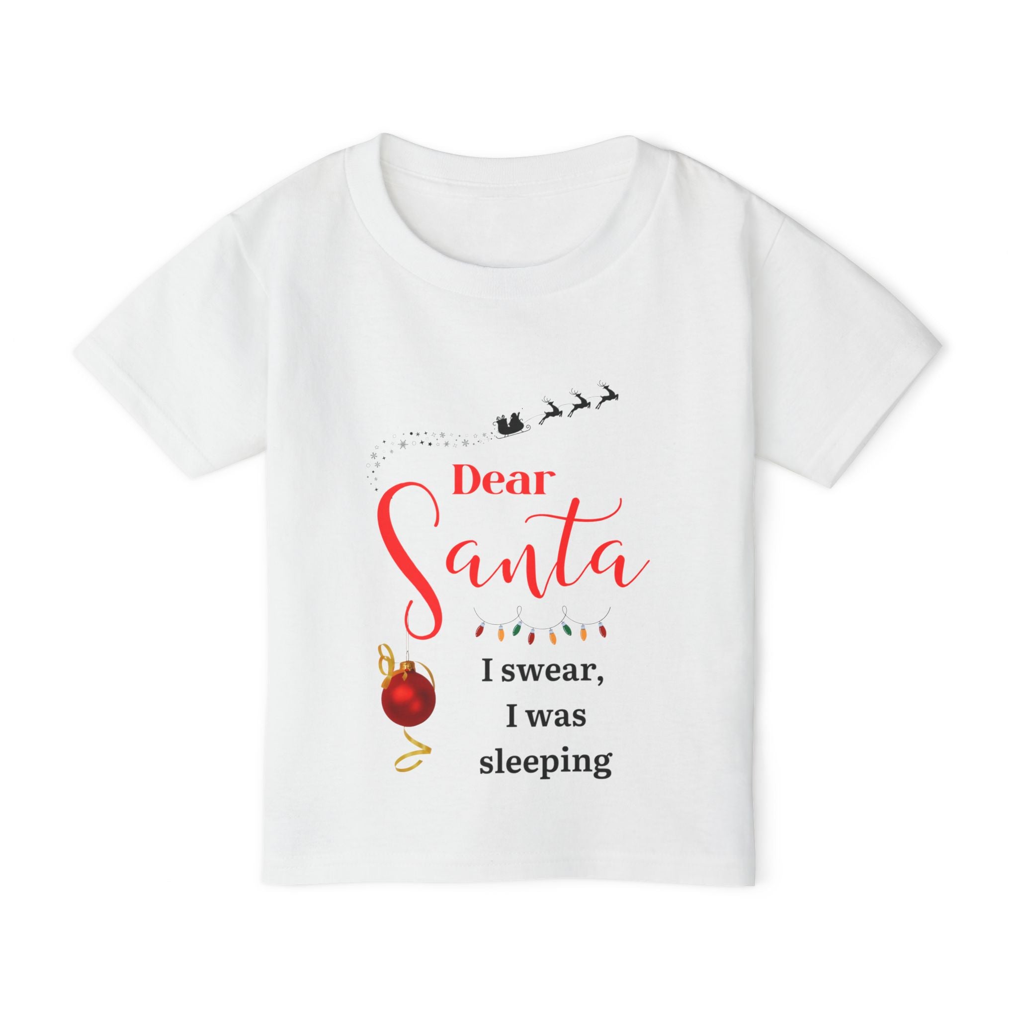 Dear Santa, I swear I was...Toddler T-Shirt, Christmas Kids Tee, Holiday Gift, Cute Toddler Outfit, Festive Family Party Shirt