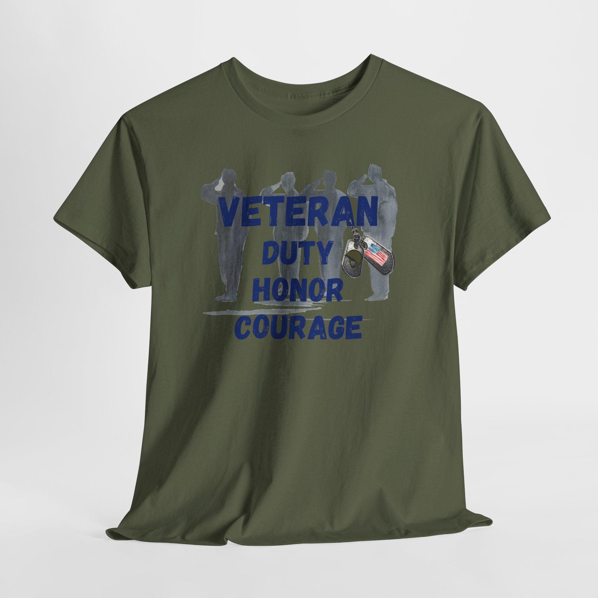 Veteran Duty Honor Courage T-Shirt – Military Tribute Tee