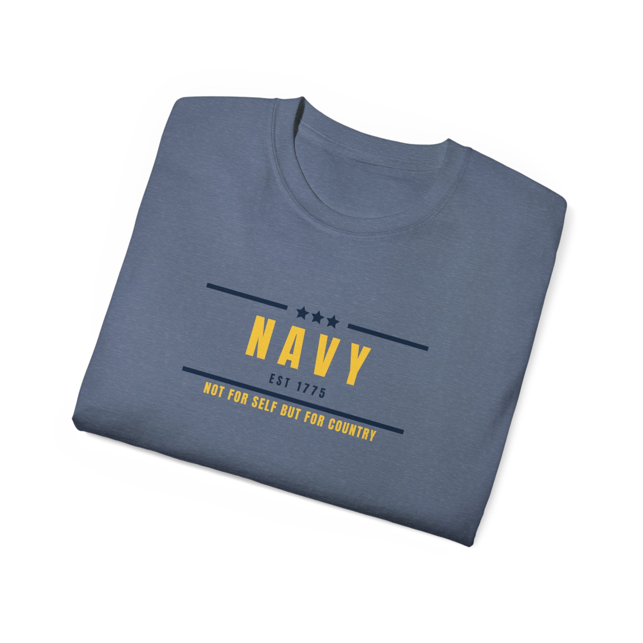 Navy Est. 1775 Military Graphic Tee — Veteran & Navy Support Shirt