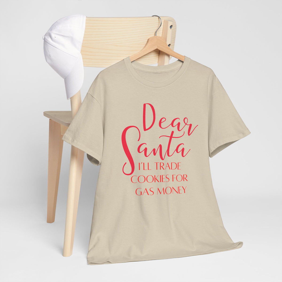 Dear Santa I’ll Trade Cookies for Gas Money Christmas T-Shirt