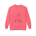 Crewneck Sweatshirt — Minimal Line Face "Still That Girl, Nice Until Not" Comfort Pullover