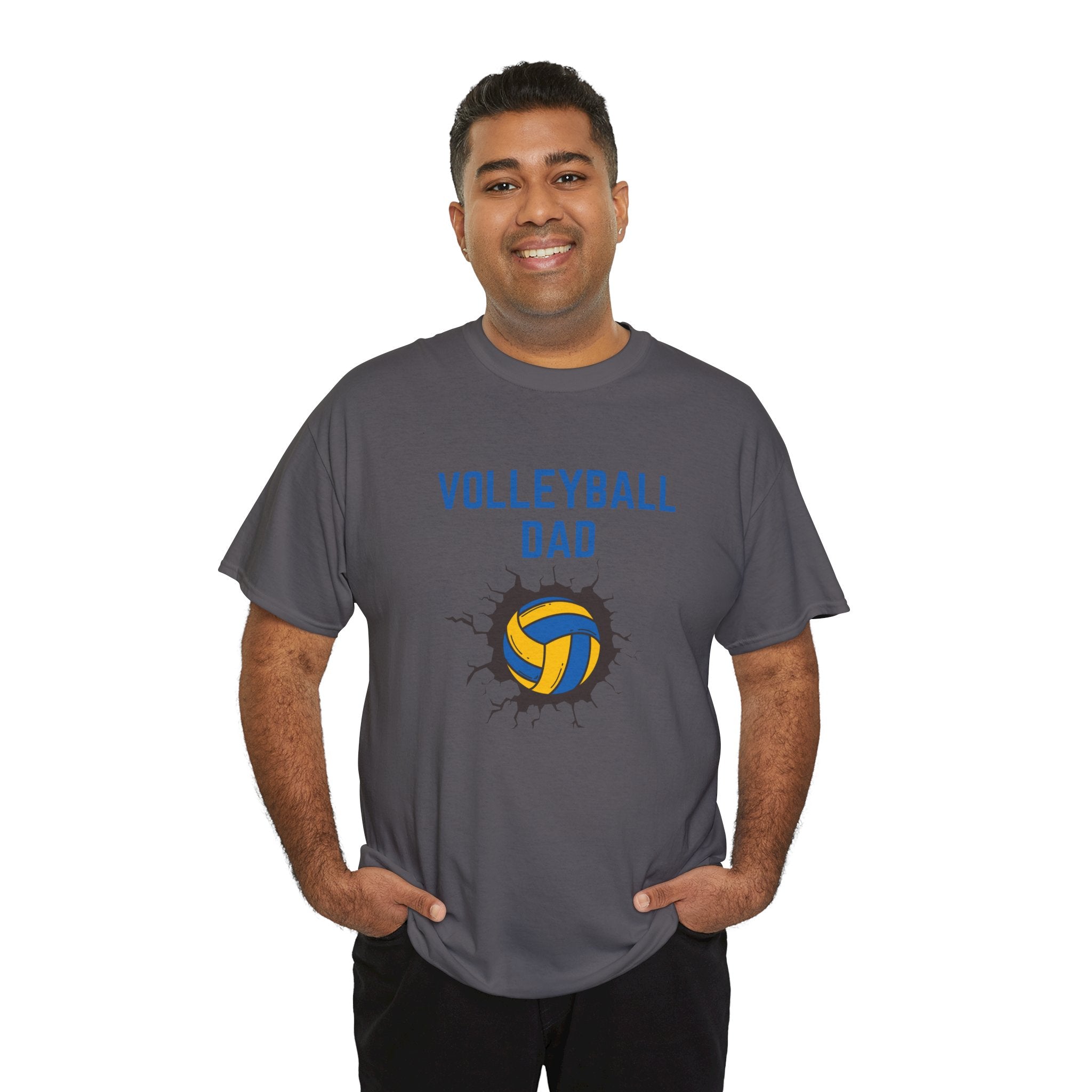 Volleyball Dad T-Shirt — Dad Gift, Volleyball Player Support Tee