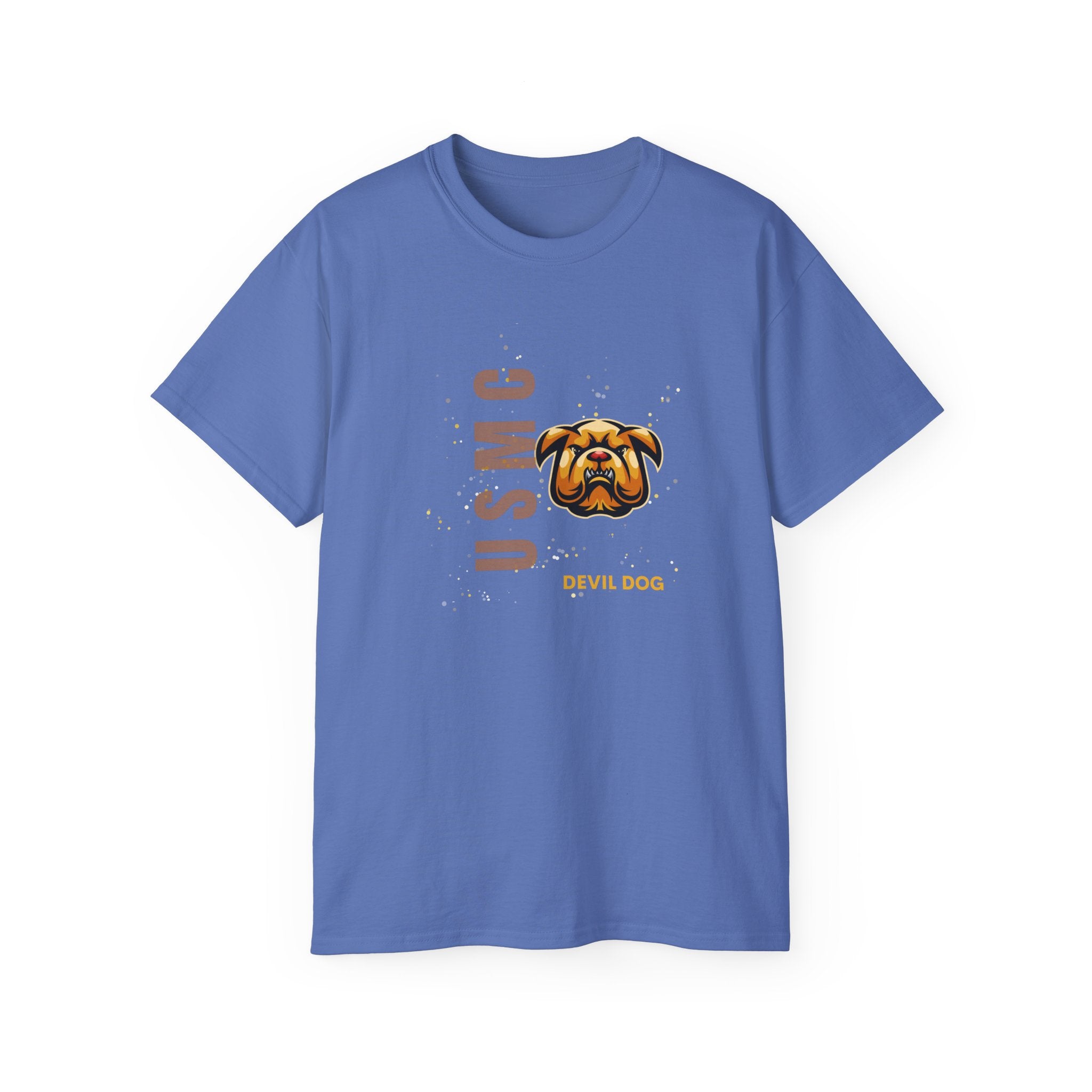 USMC Jarhead Bulldog T‑Shirt — Marine Corps Vertical Logo Tee