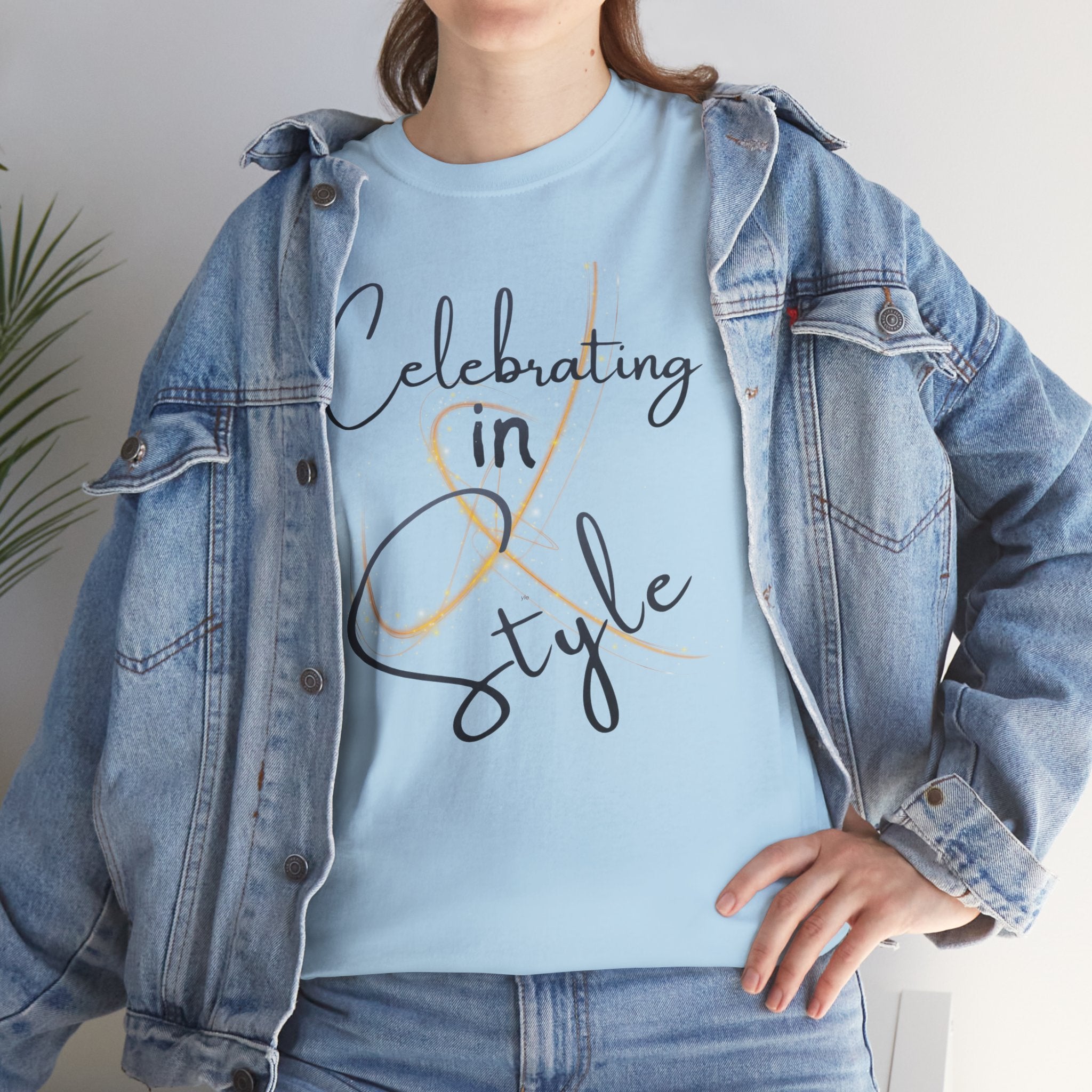 "Celebrating" T-Shirt — Celebratory Graphic Tee