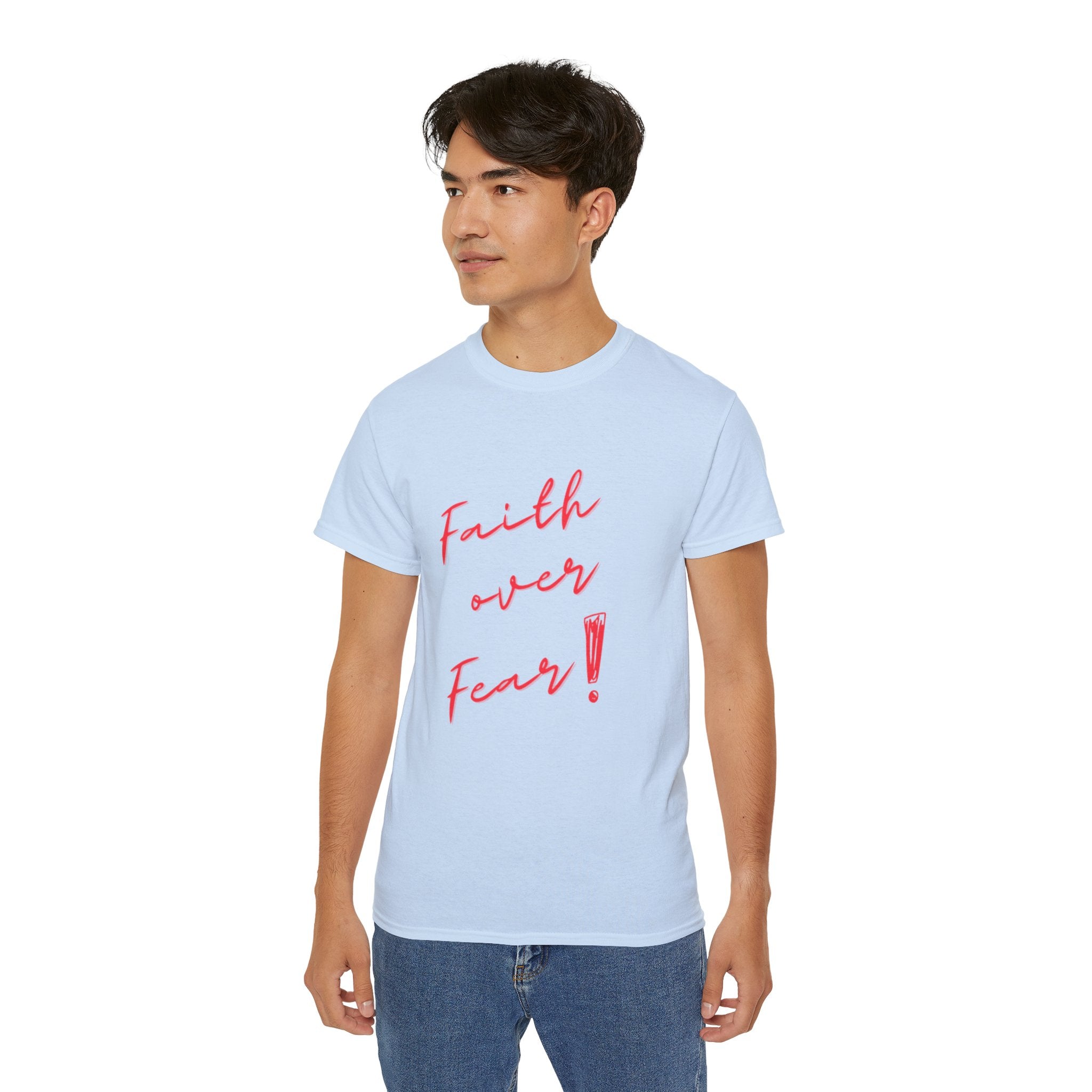 Faith Over Fear T‑Shirt — Inspirational Christian Tee