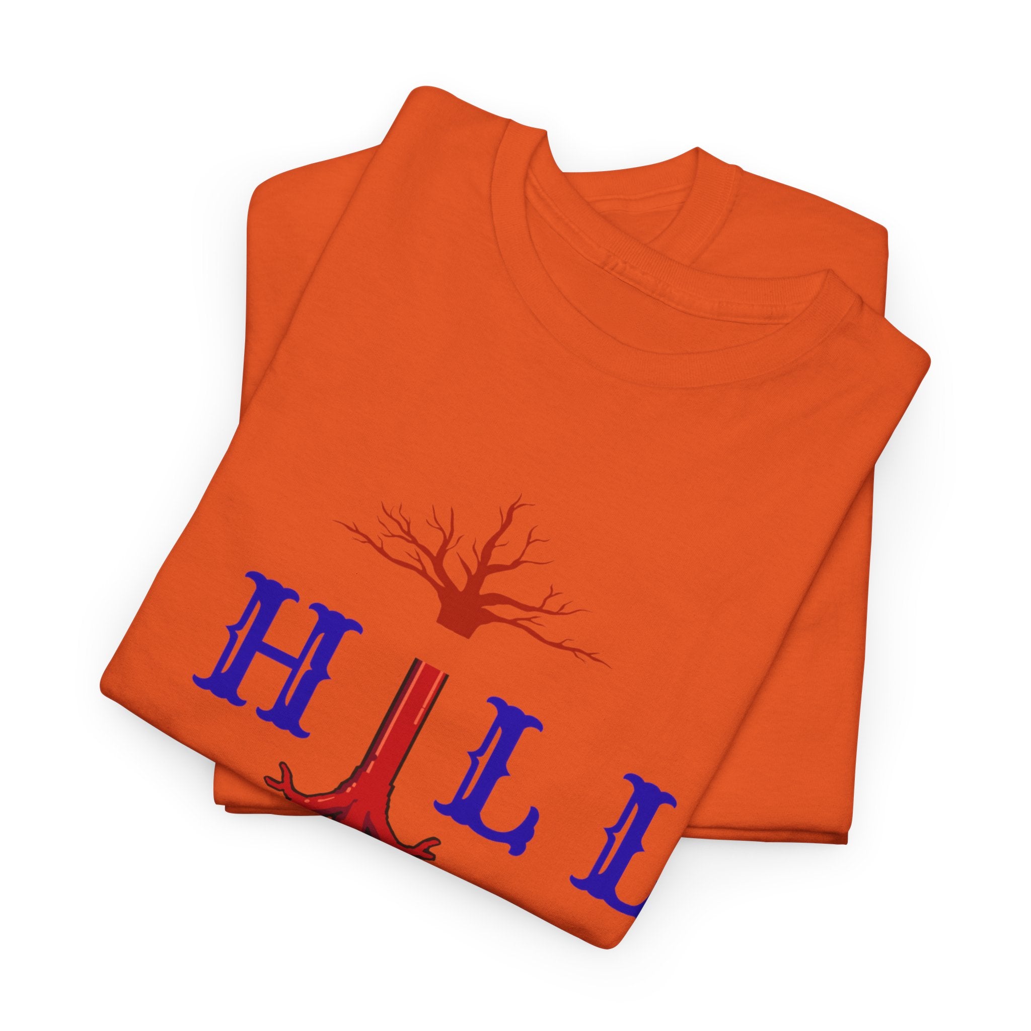 T-Shirt — Hill Roots Logo Tee (red tree roots graphic)