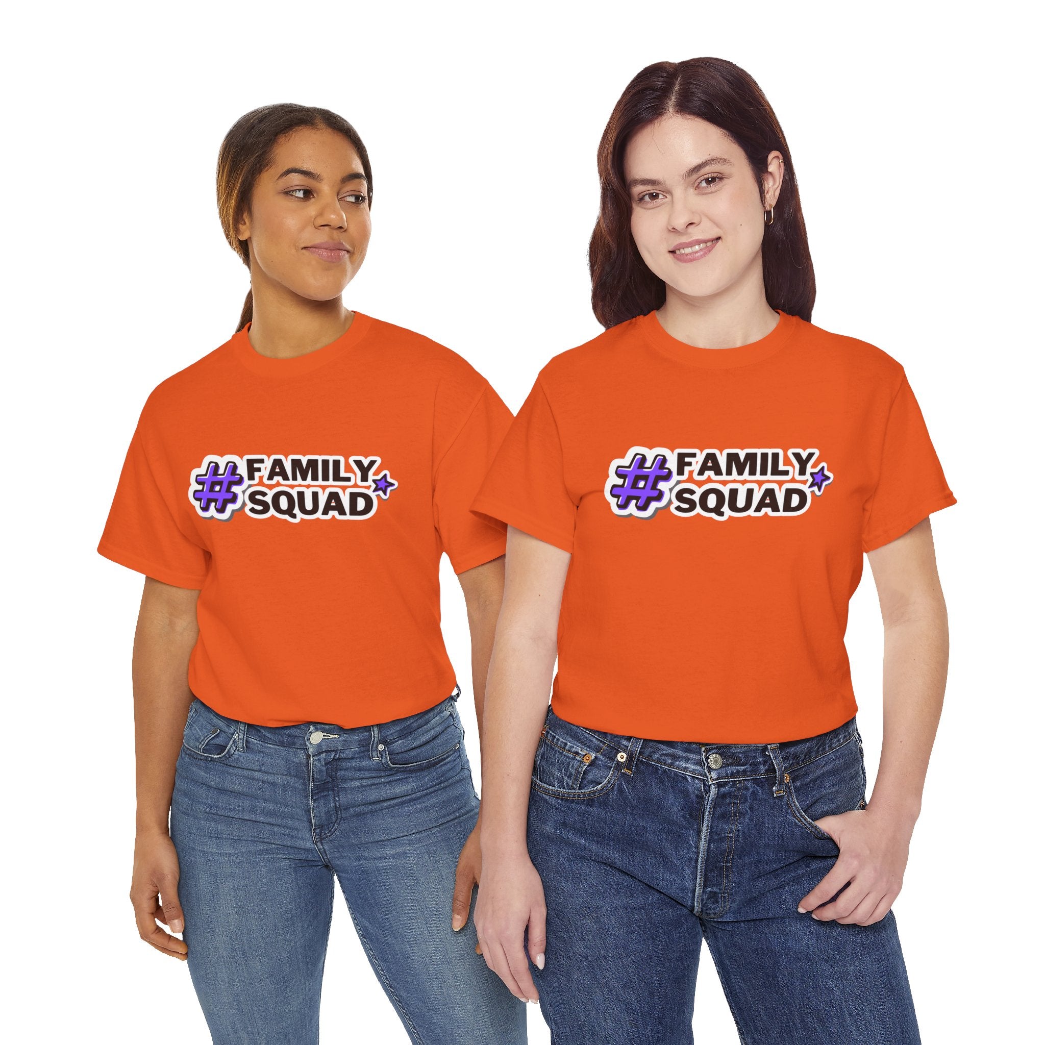 Family Squad T-Shirt — #FamilySquad Graphic Tee for Matching Family Outfits