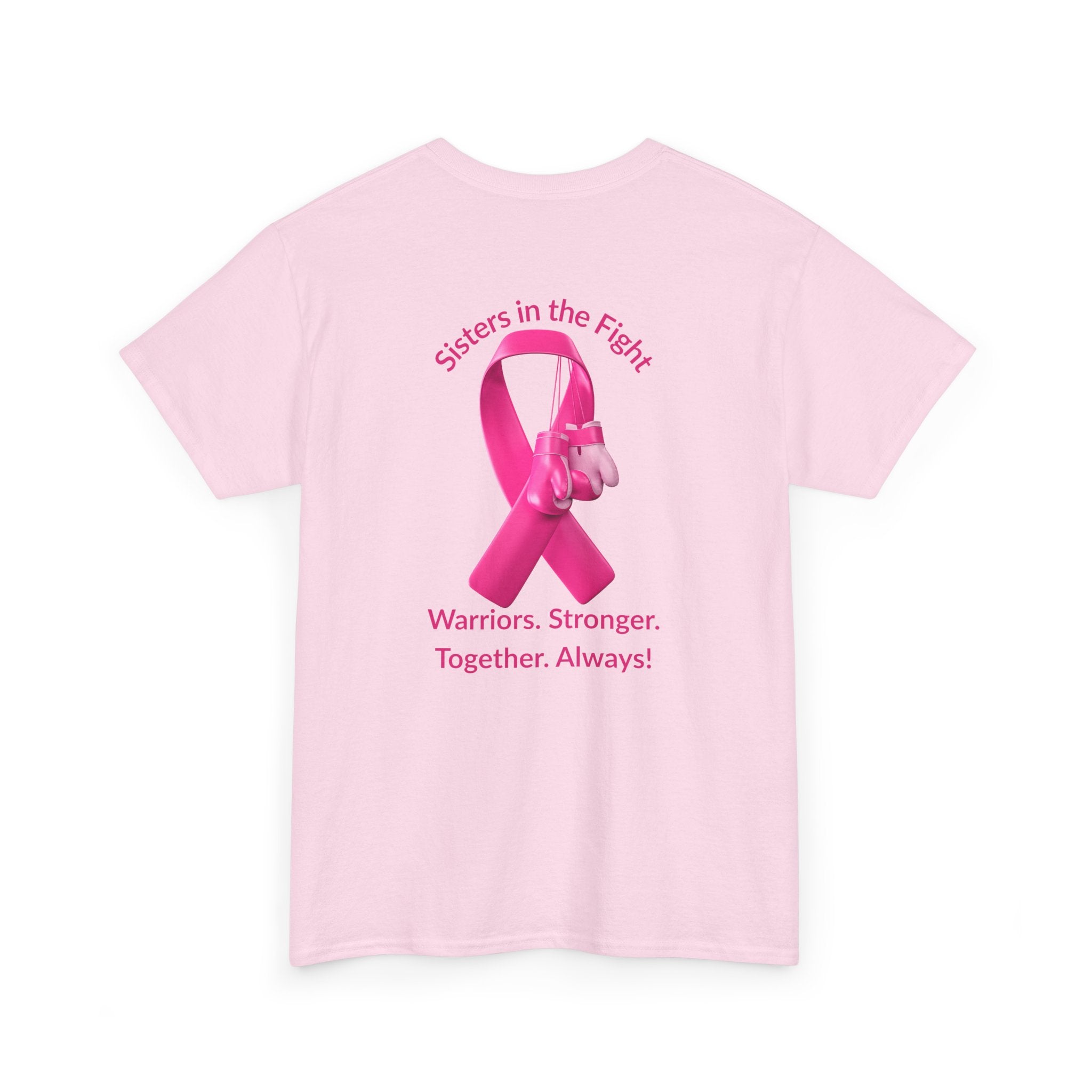 Breast Cancer Awareness Tee — “Our Fight Is Her Fight” Pink Ribbon Support Shirt