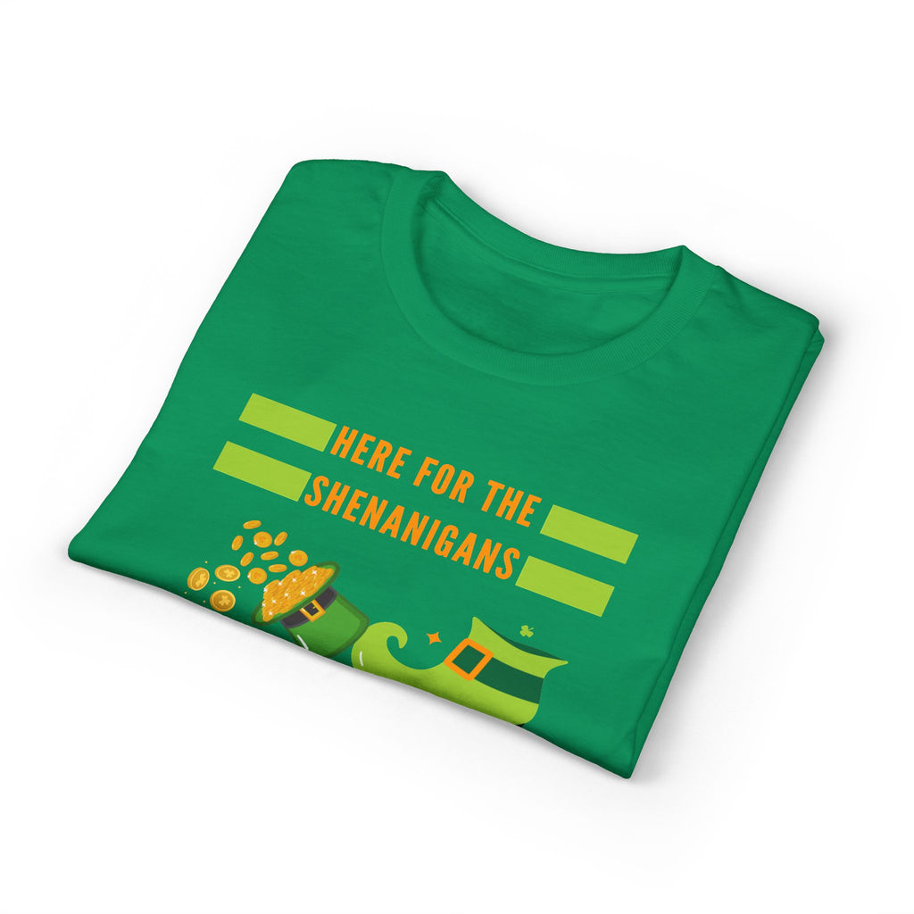 Here for the Shenanigans Unisex DryBlend® St. Patrick's Day T-Shirt