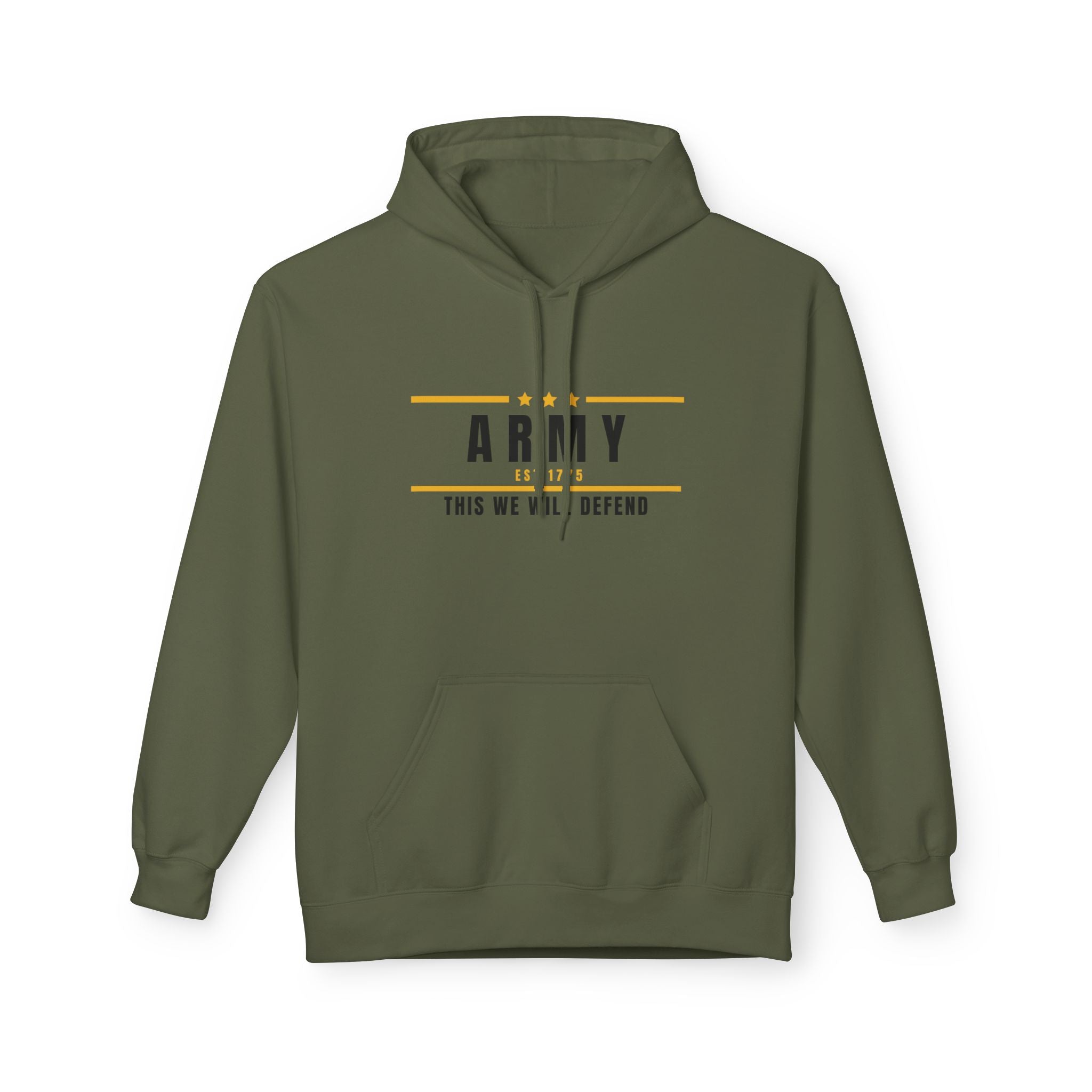 Army Hoodie — "This We Will Defend" Military Tribute Pullover