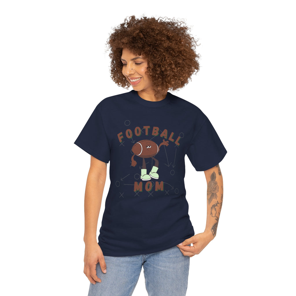 Football Mom graphic Unisex Heavy Cotton Tee