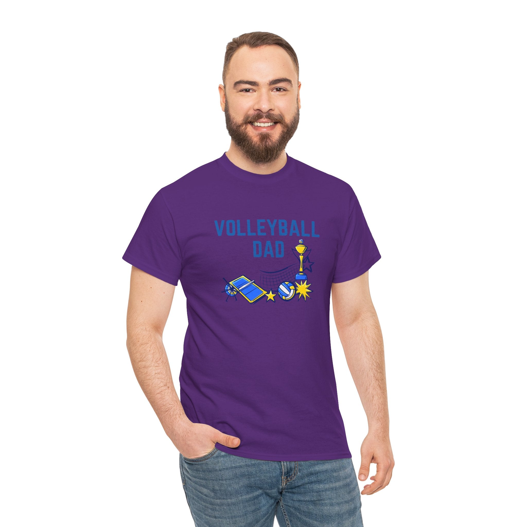 Volleyball Dad T‑Shirt — Proud Volleyball Coach/Parent Tee