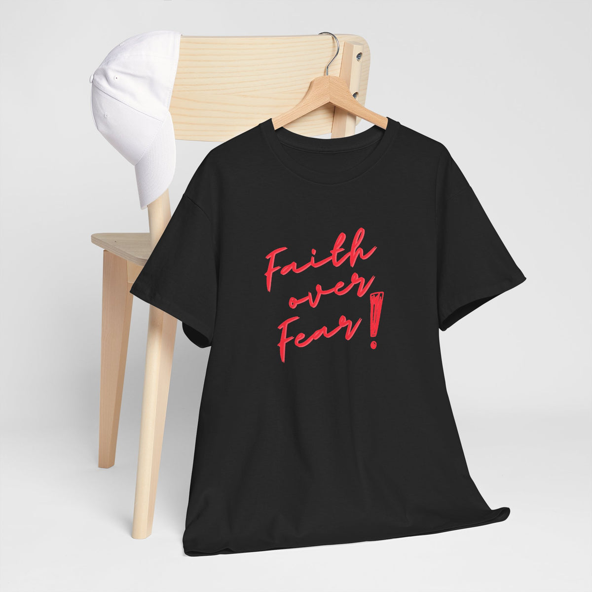 Faith Over Fear T-Shirt — Inspirational Christian Tee