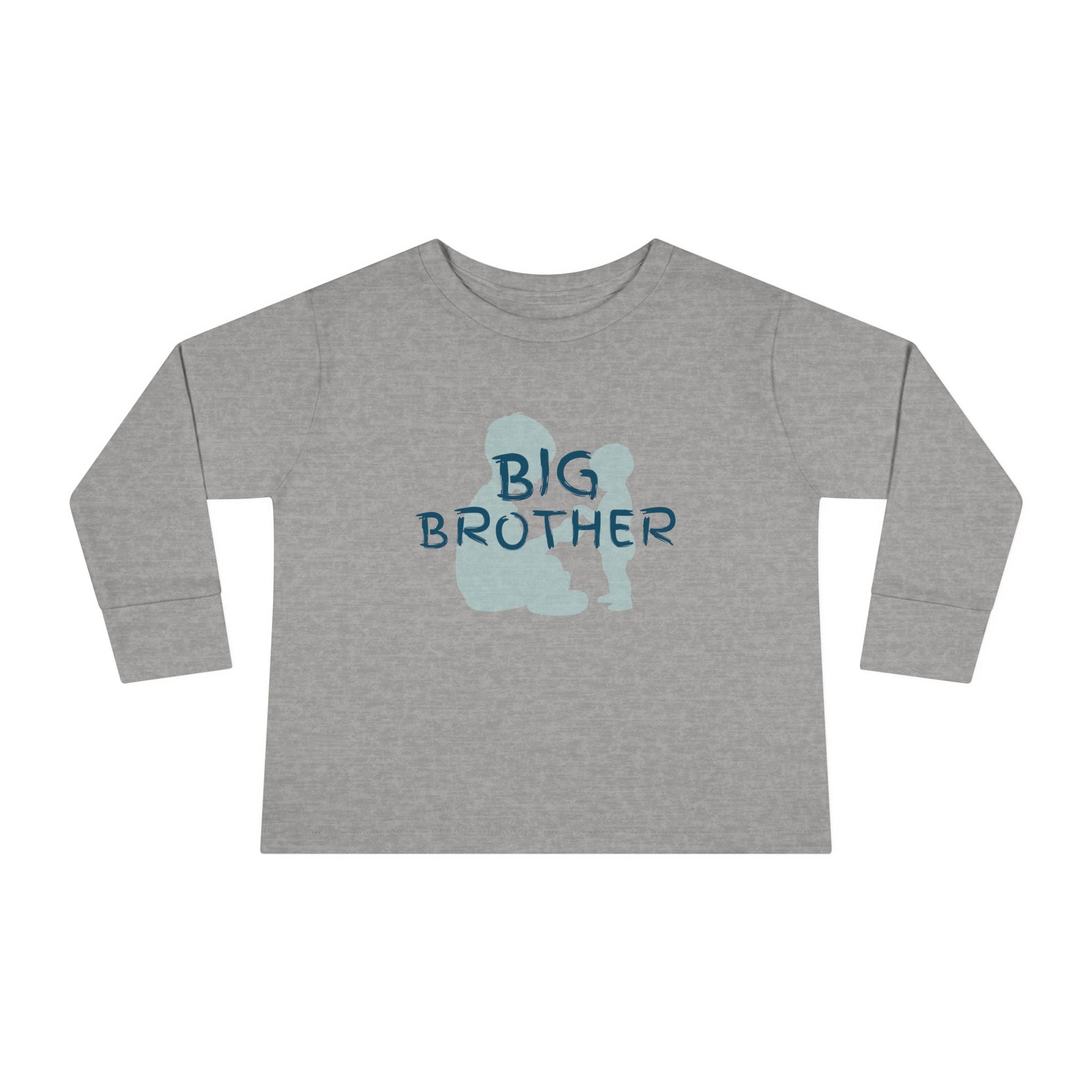 Big Bro Toddler Long Sleeve Tee — Cute Sibling Announcement Shirt