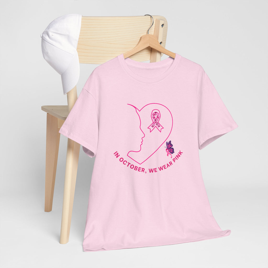 Breast Cancer Awareness T-Shirt — "In October, We Wear Pink" Tee