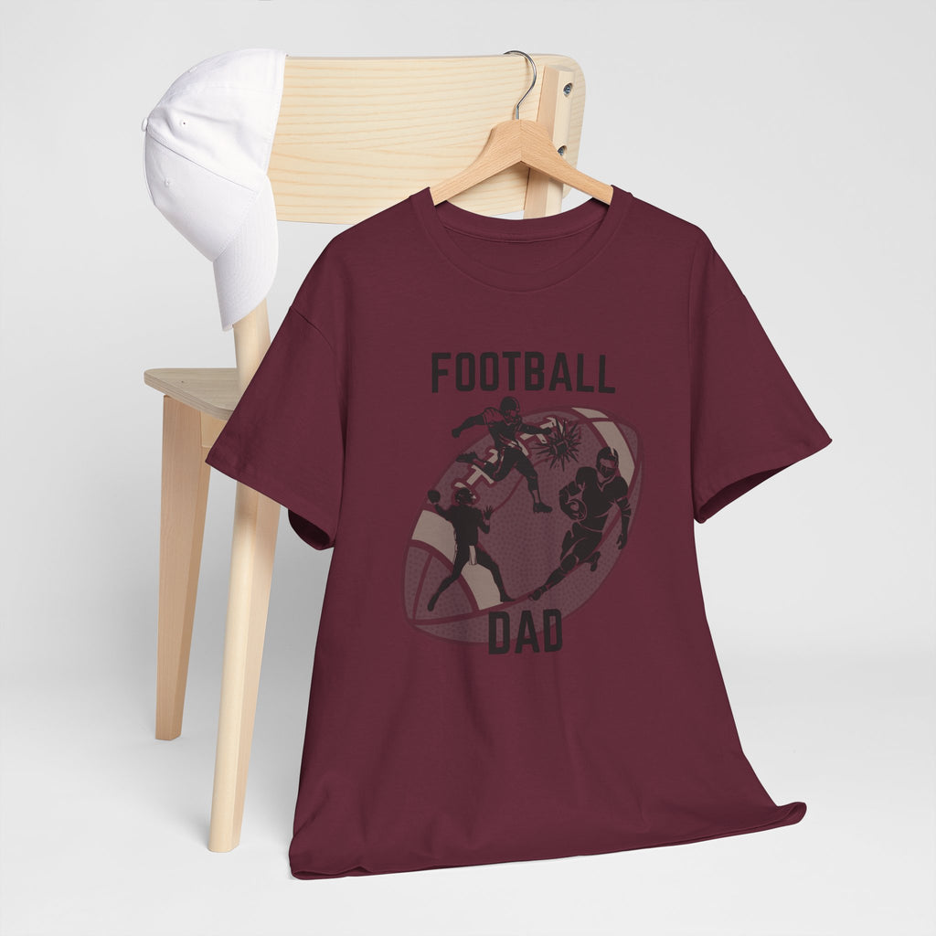 Football Dad T-Shirt – Proud Sideline Tee for Dad