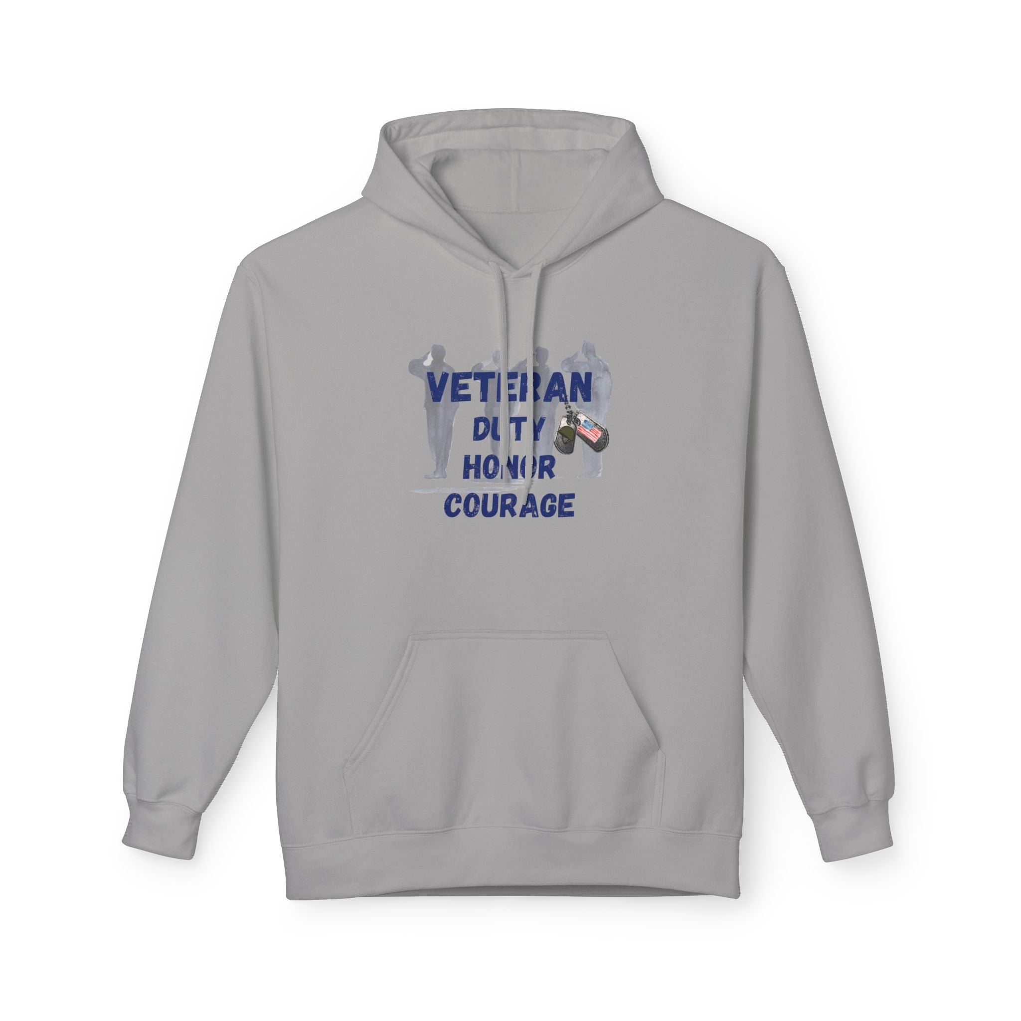 Proud Veteran Unisex Midweight Soft style Fleece Hoodie