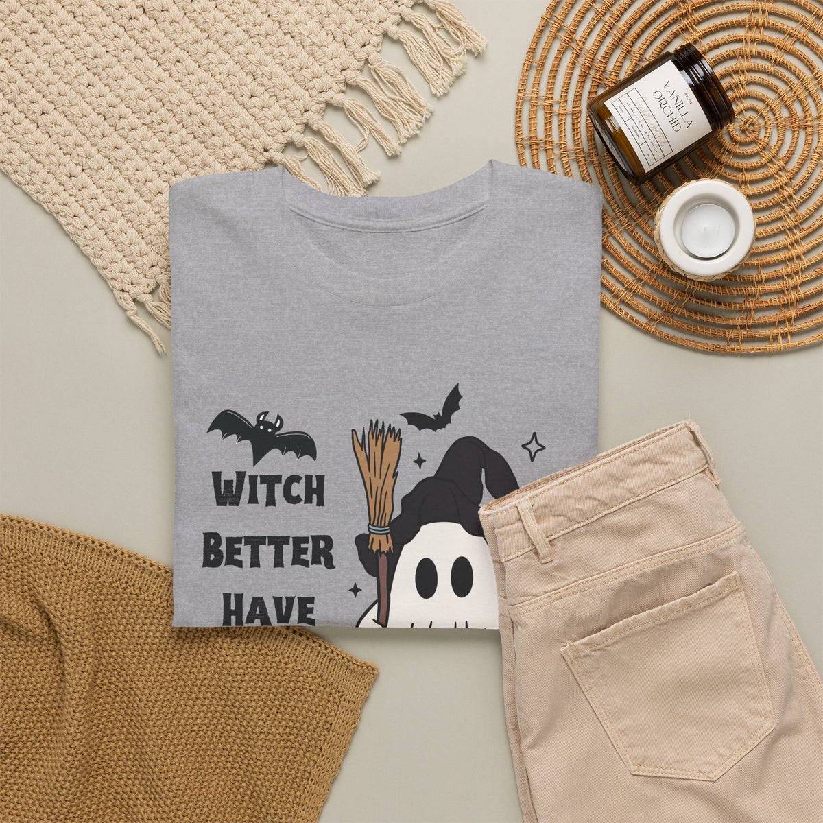 Witch Better Have My Candy Unisex Heavy Cotton Tee