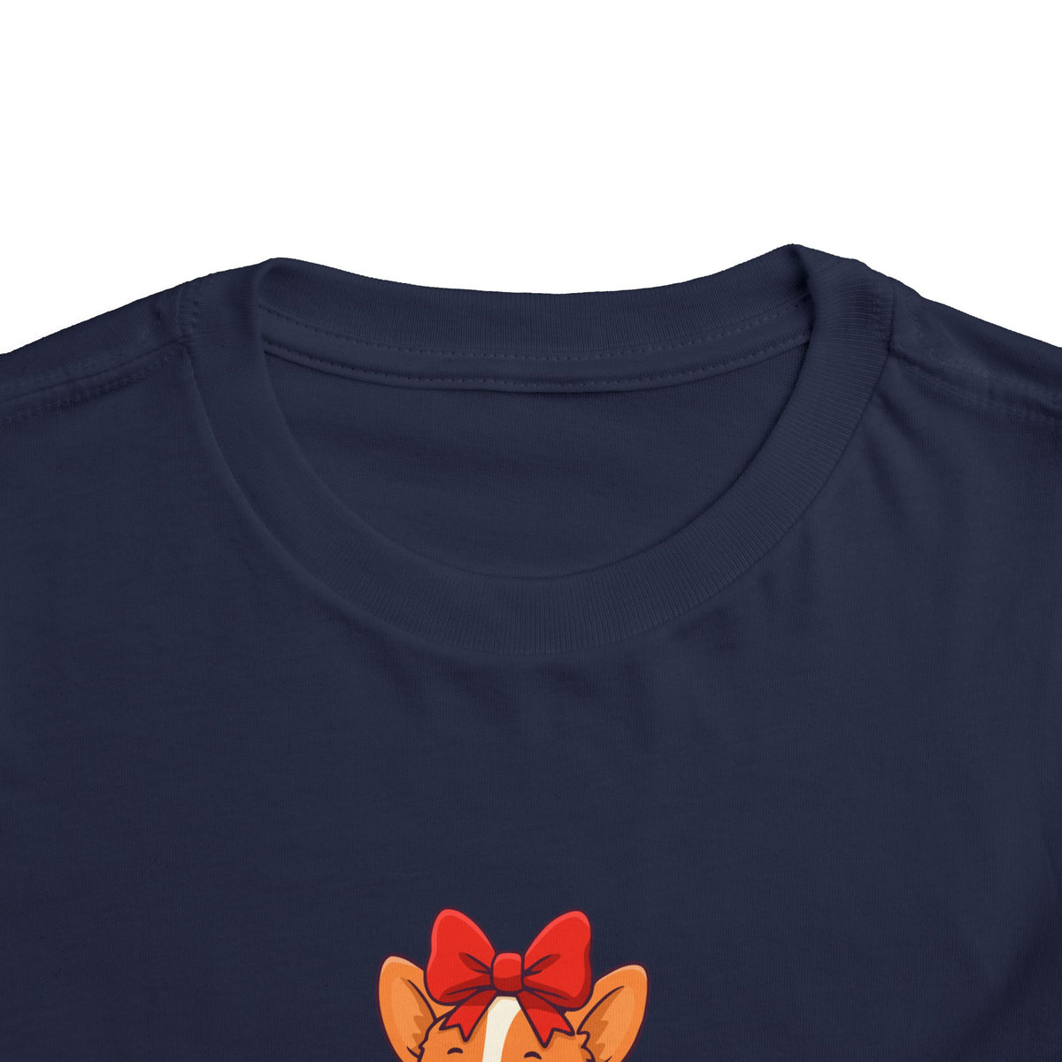 Merry and Bright Fox Christmas Toddler Short Sleeve Tee