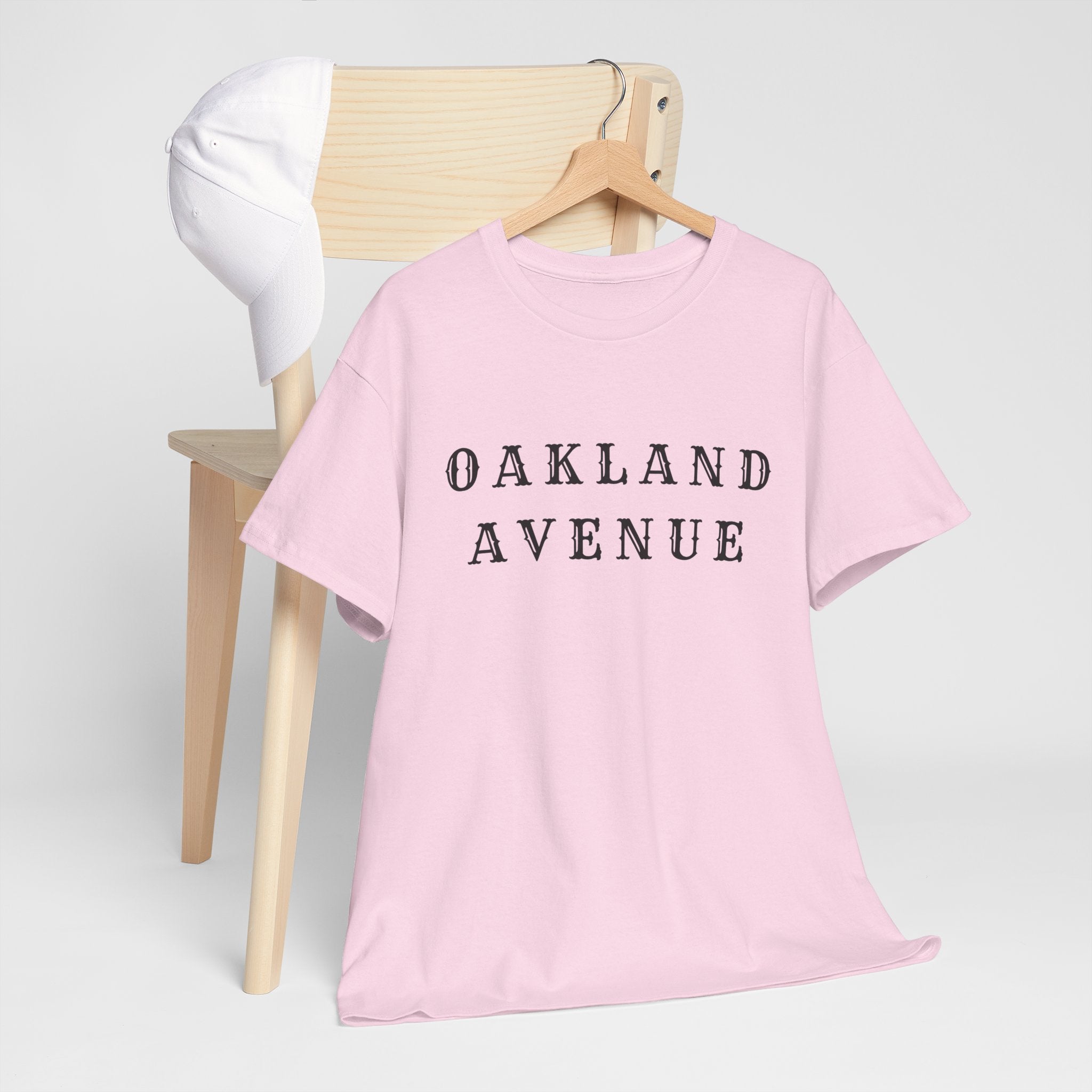 Oakland Avenue Throwback Tee — Minimal Streetwear Graphic T-Shirt