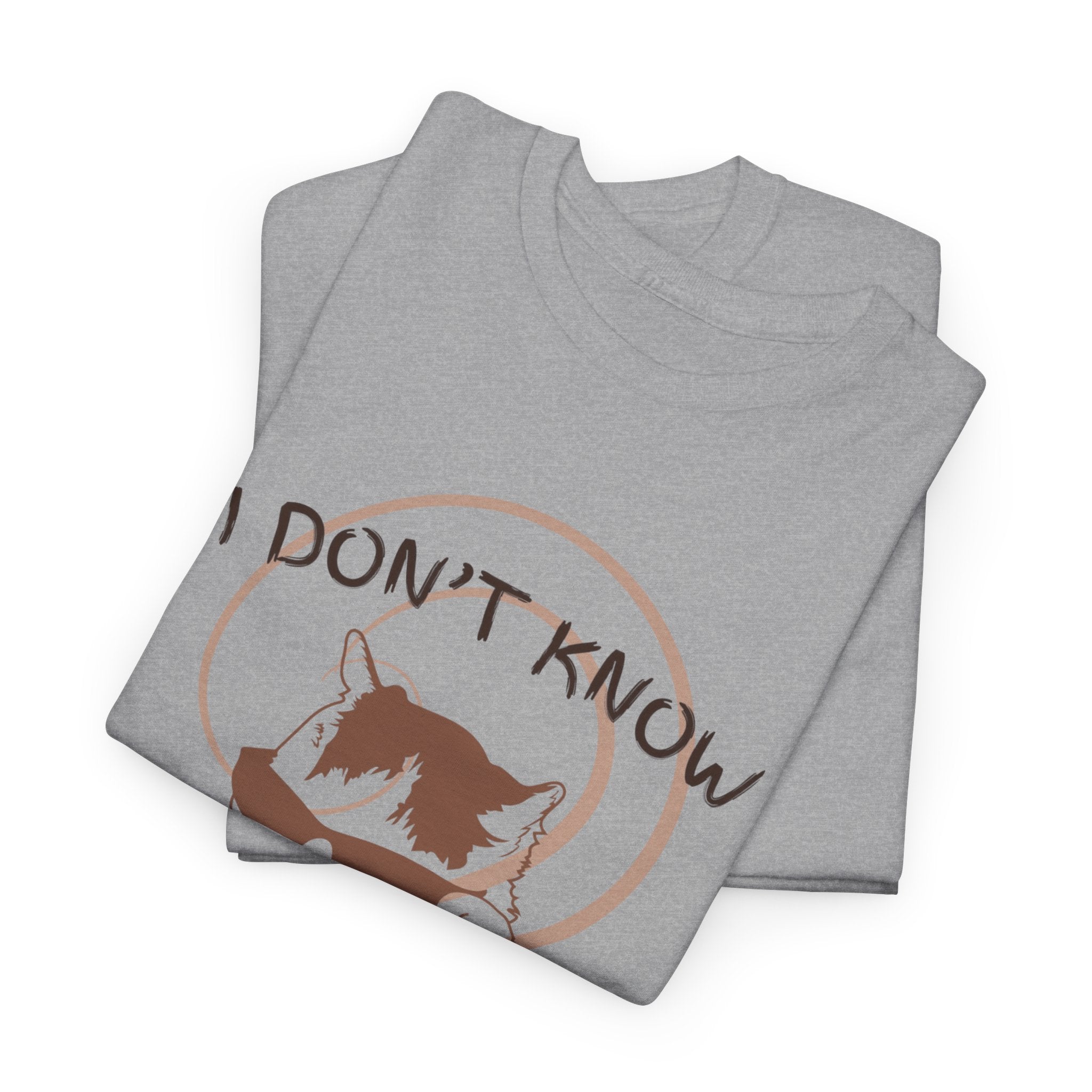 Cat Graphic Tee — "I Don't Know These People" Introvert Humor Shirt