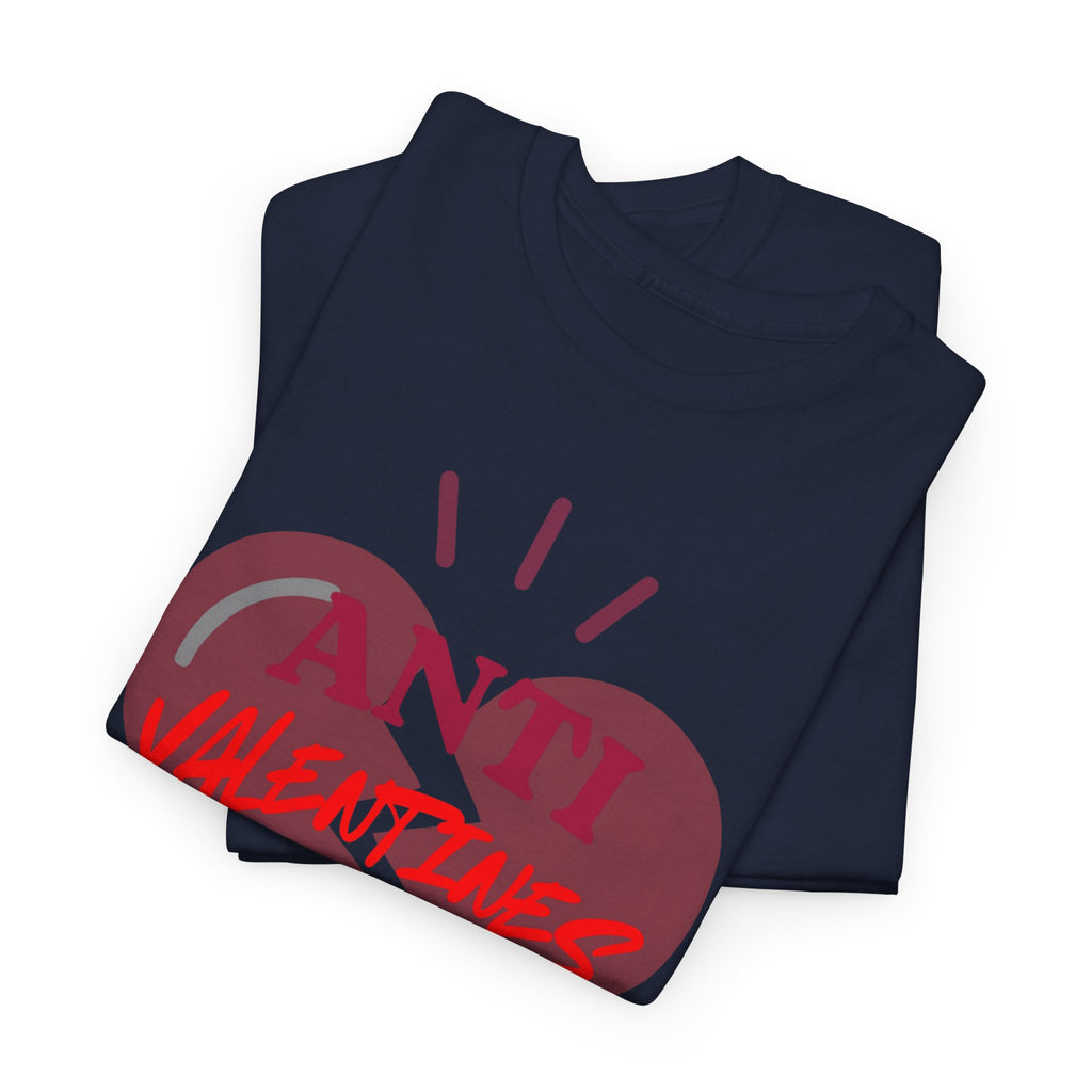 T-Shirt — Anti Valentines Day Club Heart Graphic Tee