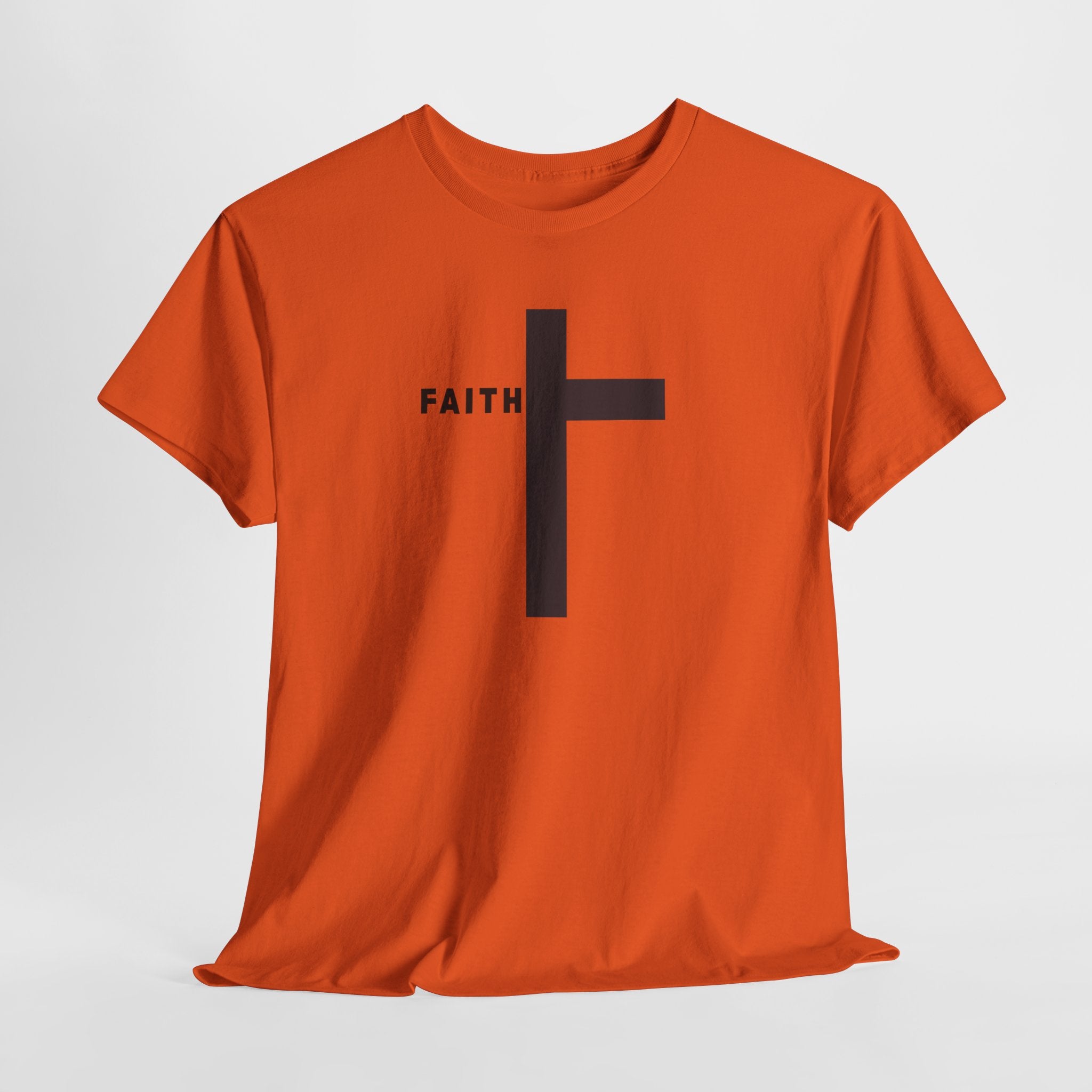 Faith Cross T‑Shirt — Minimal Christian Tee
