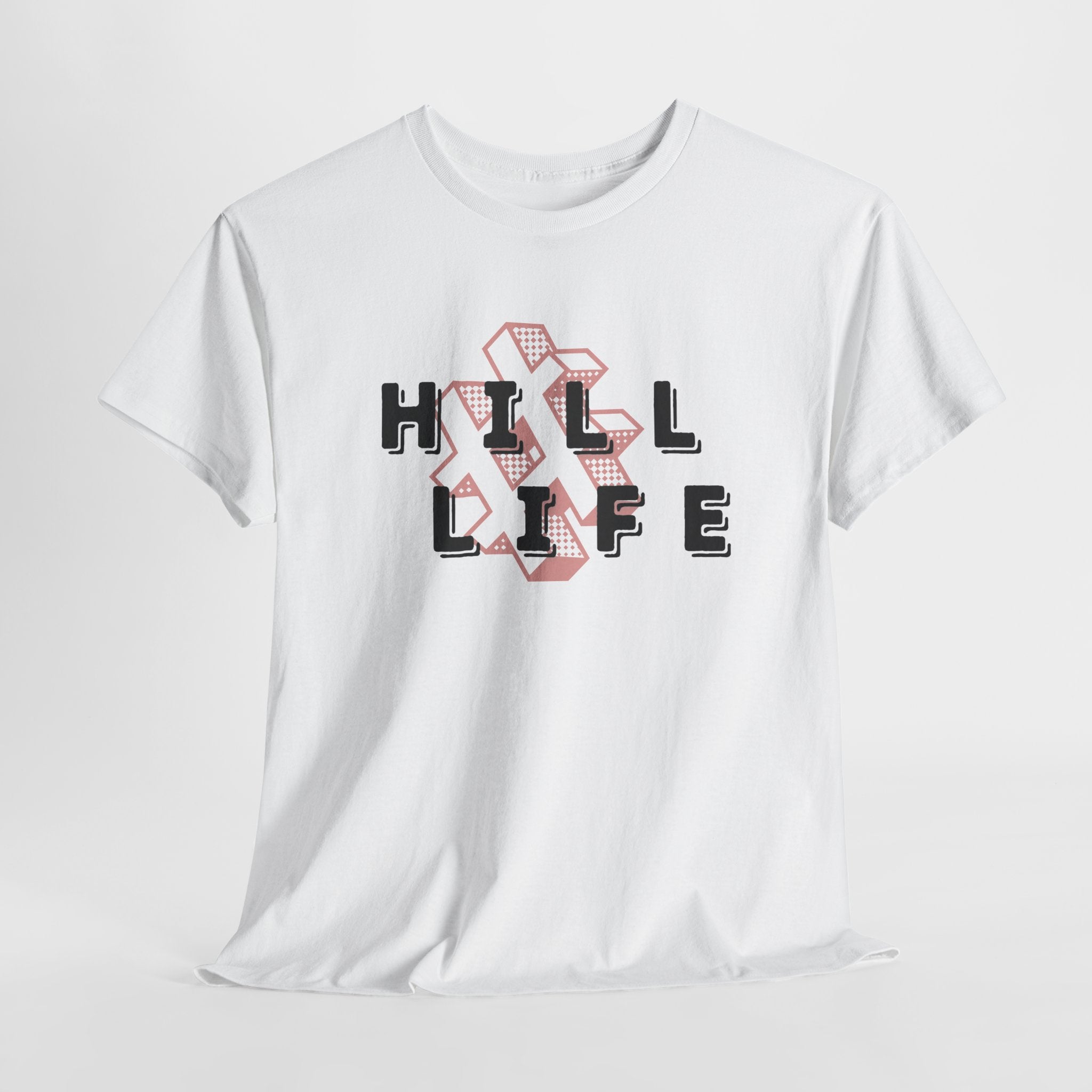 Hill Life T‑Shirt — Retro Geo Cross Graphic Tee