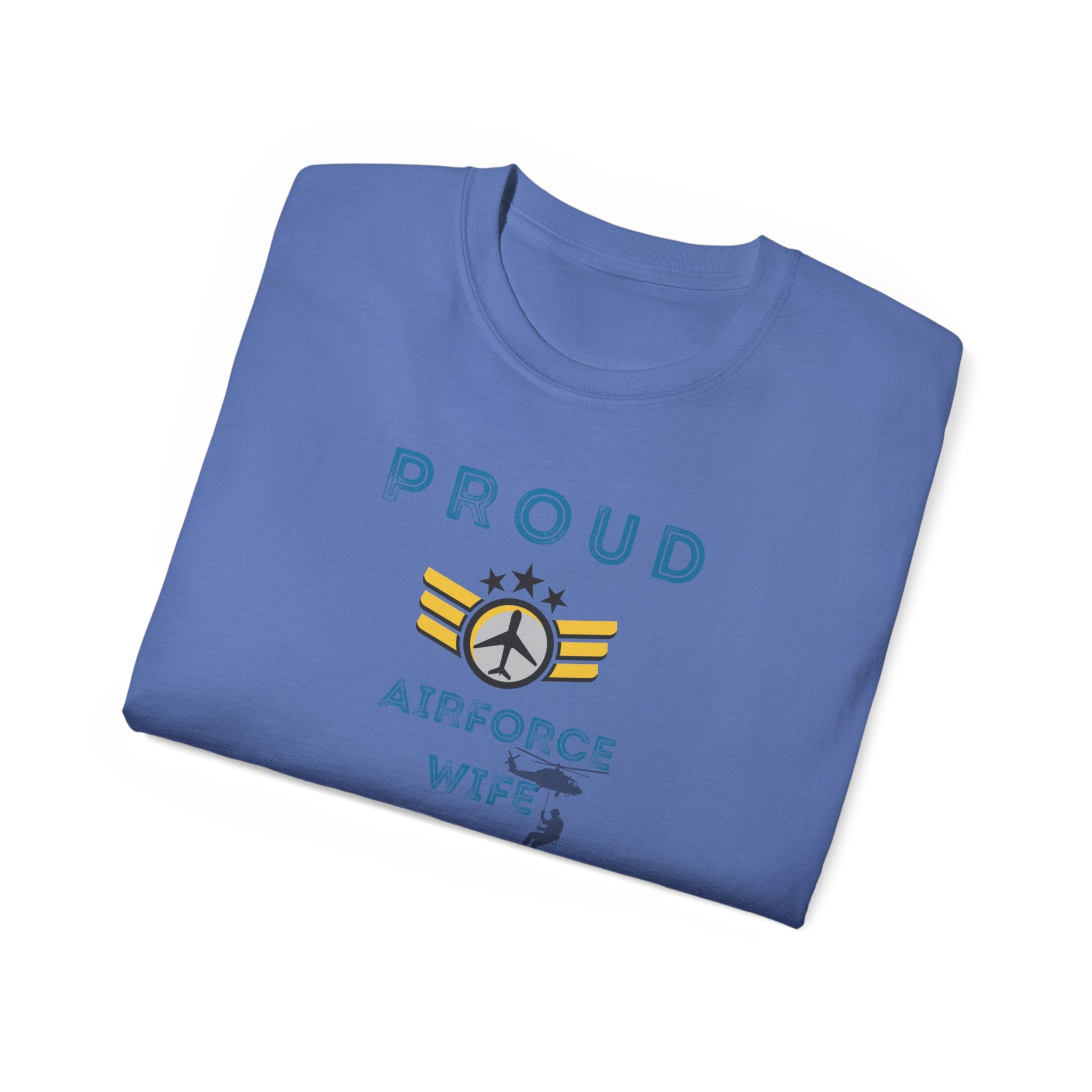 Proud Air Force Wife T-Shirt — Military Spouse Tee