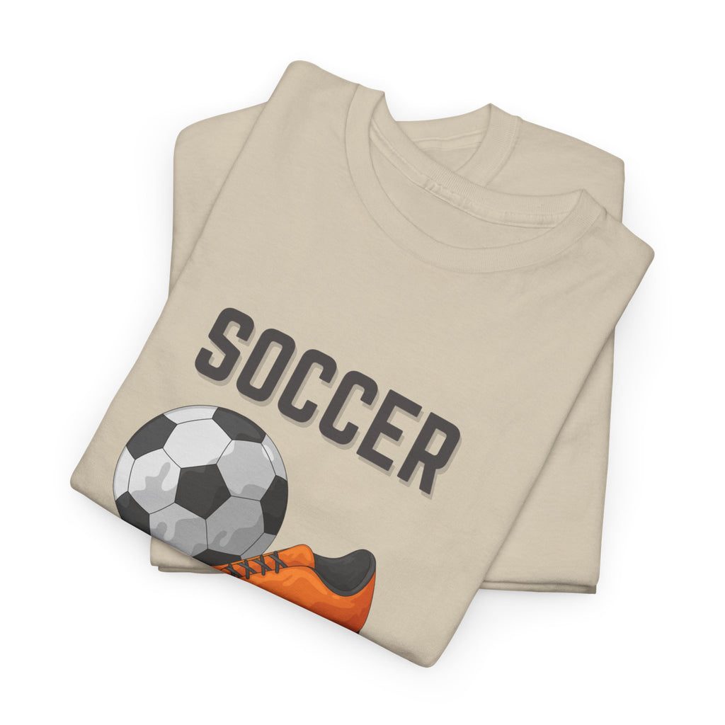 Soccer Dad T-Shirt – Graphic Soccer Ball & Cleat Tee, Father’s Day Gift