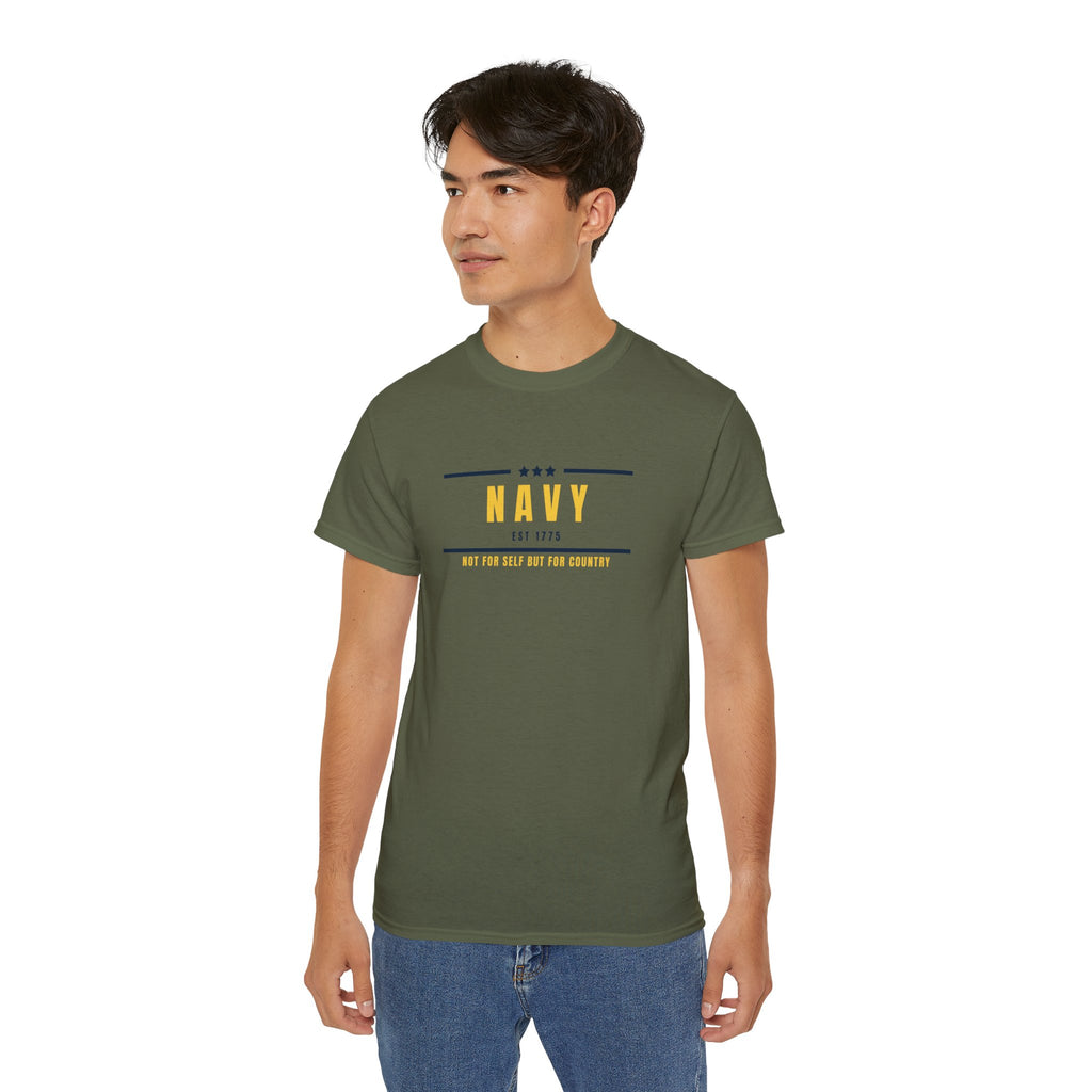 Navy Est. 1775 Military Graphic Tee — Veteran & Navy Support Shirt