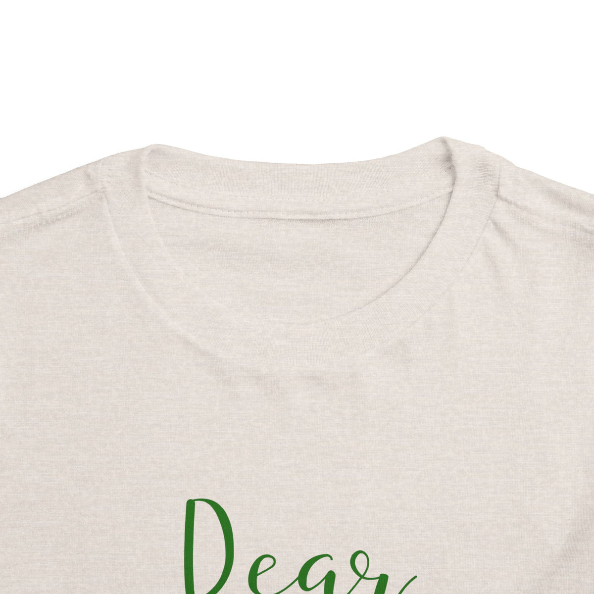 Dear Santa Stop Snitching to My Parents Christmas Toddler Short Sleeve Tee