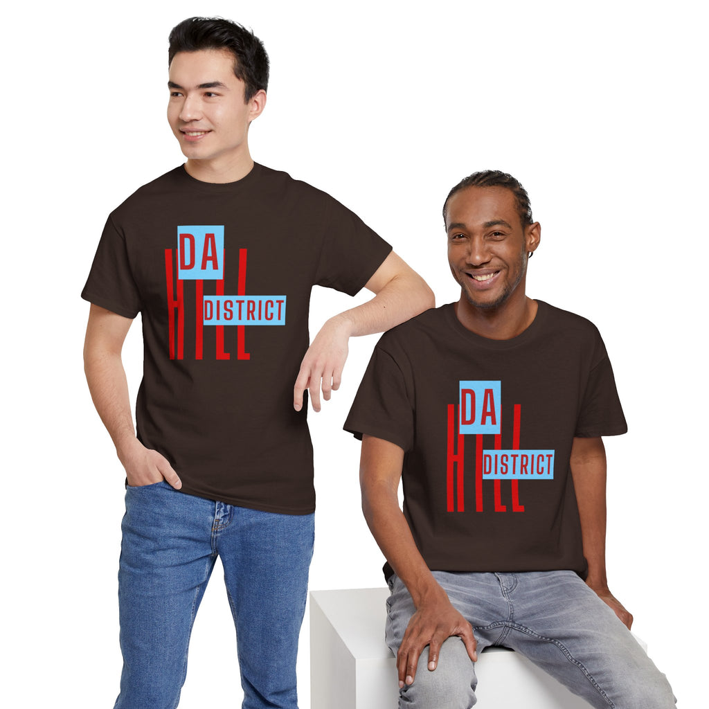 Hill District Retro Logo T‑Shirt — "Da Hill District" Pittsburgh Pride Tee