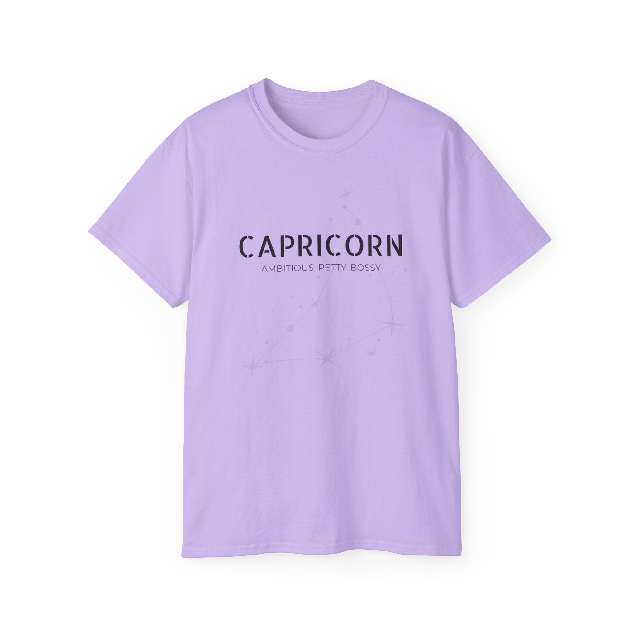 Capricorn Zodiac Tee — Minimal Astrology Shirt